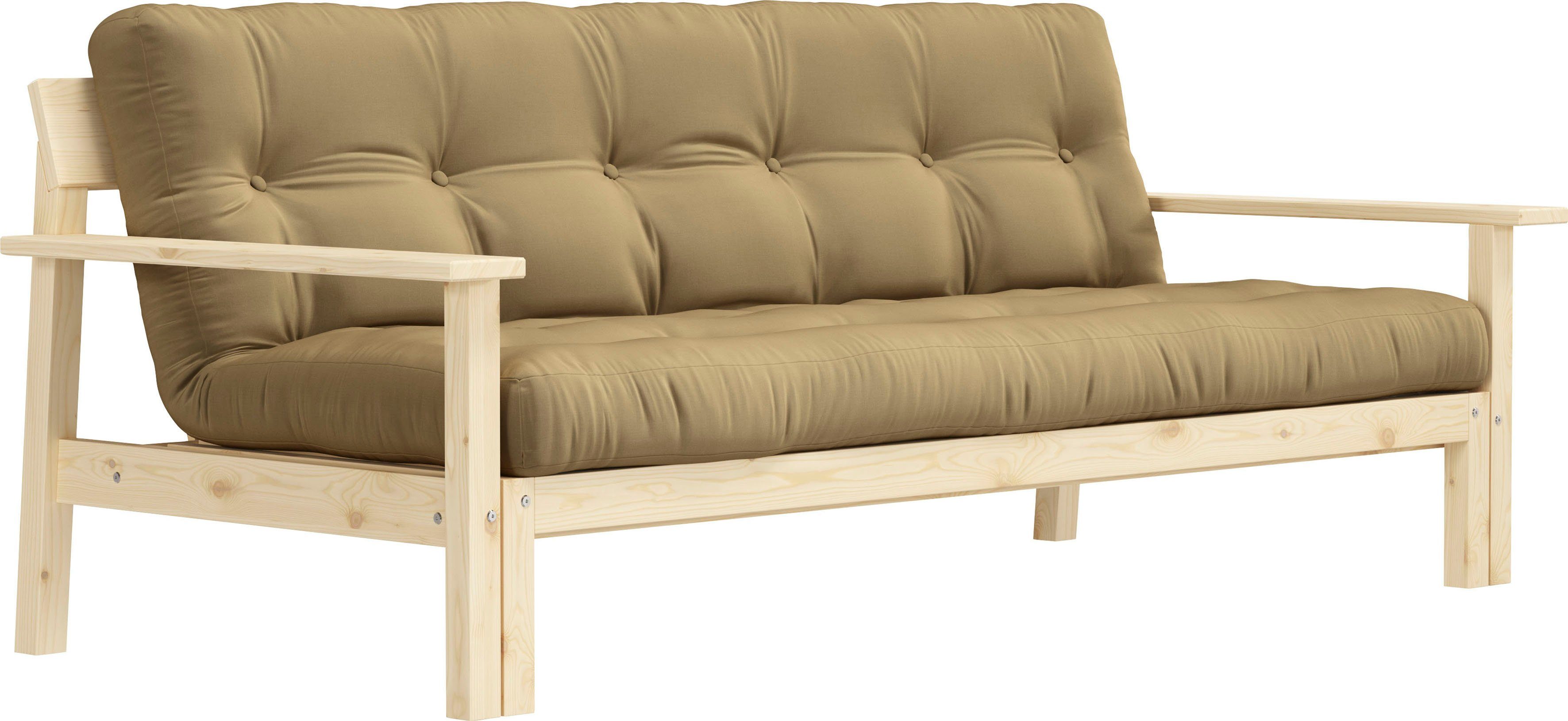 Karup Slaapbank Unwind Met houtstructuur, incl. futonmatras, ligoppervlak 130x190 cm