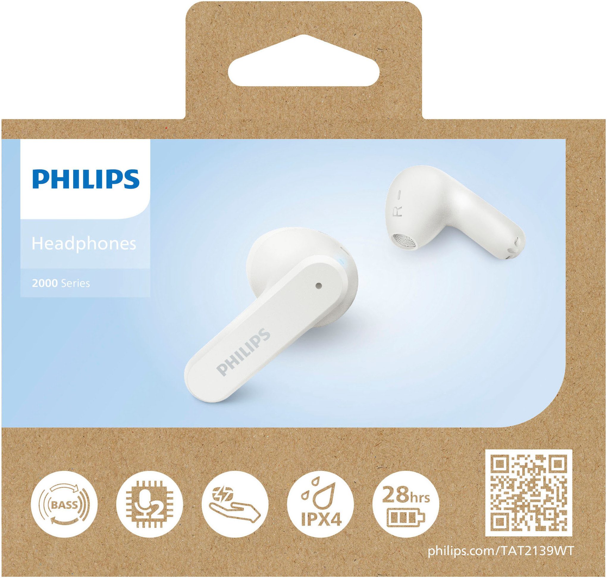 Philips In-ear koptelefoon TAT2139