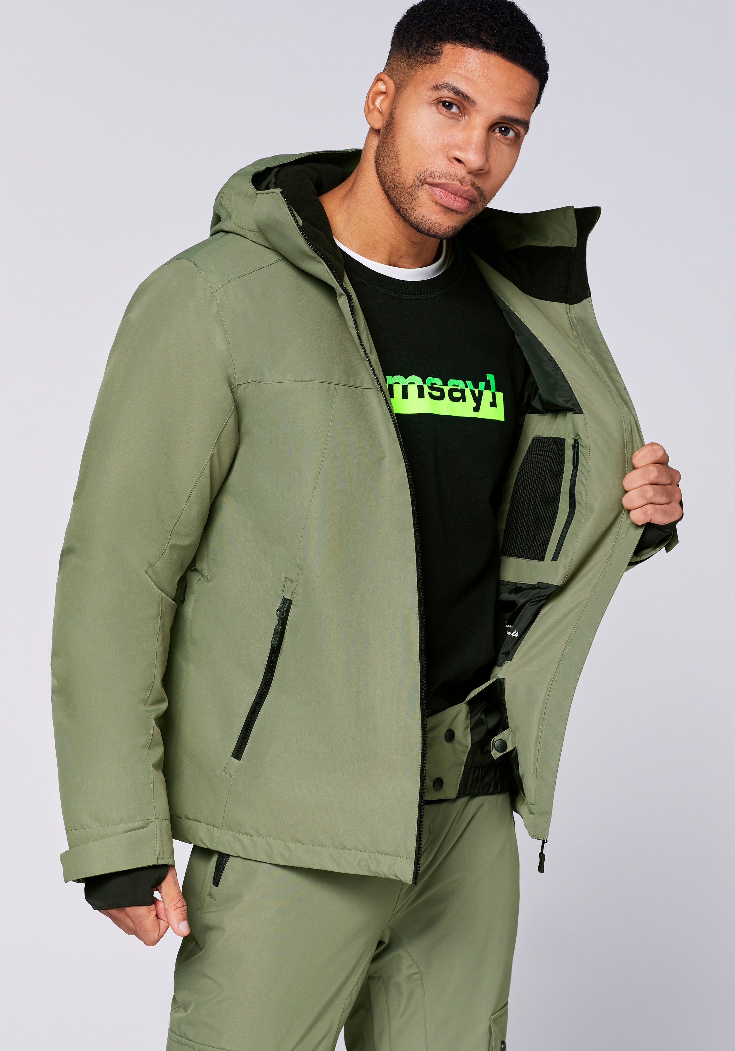 Chiemsee Outdoorjack Dusty olive