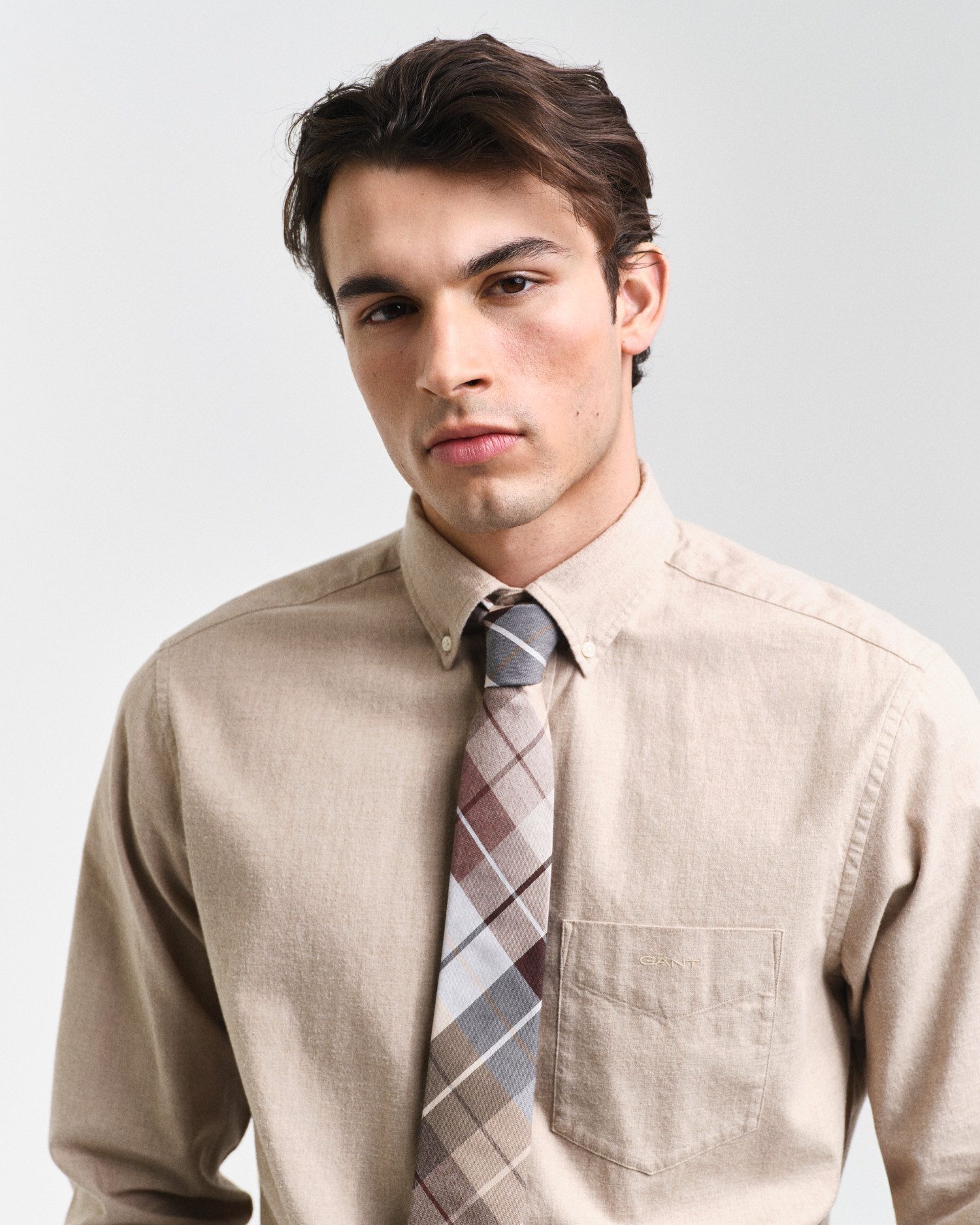 Gant Overhemd met lange mouwen REG FLANNEL MELANGE SHIRT