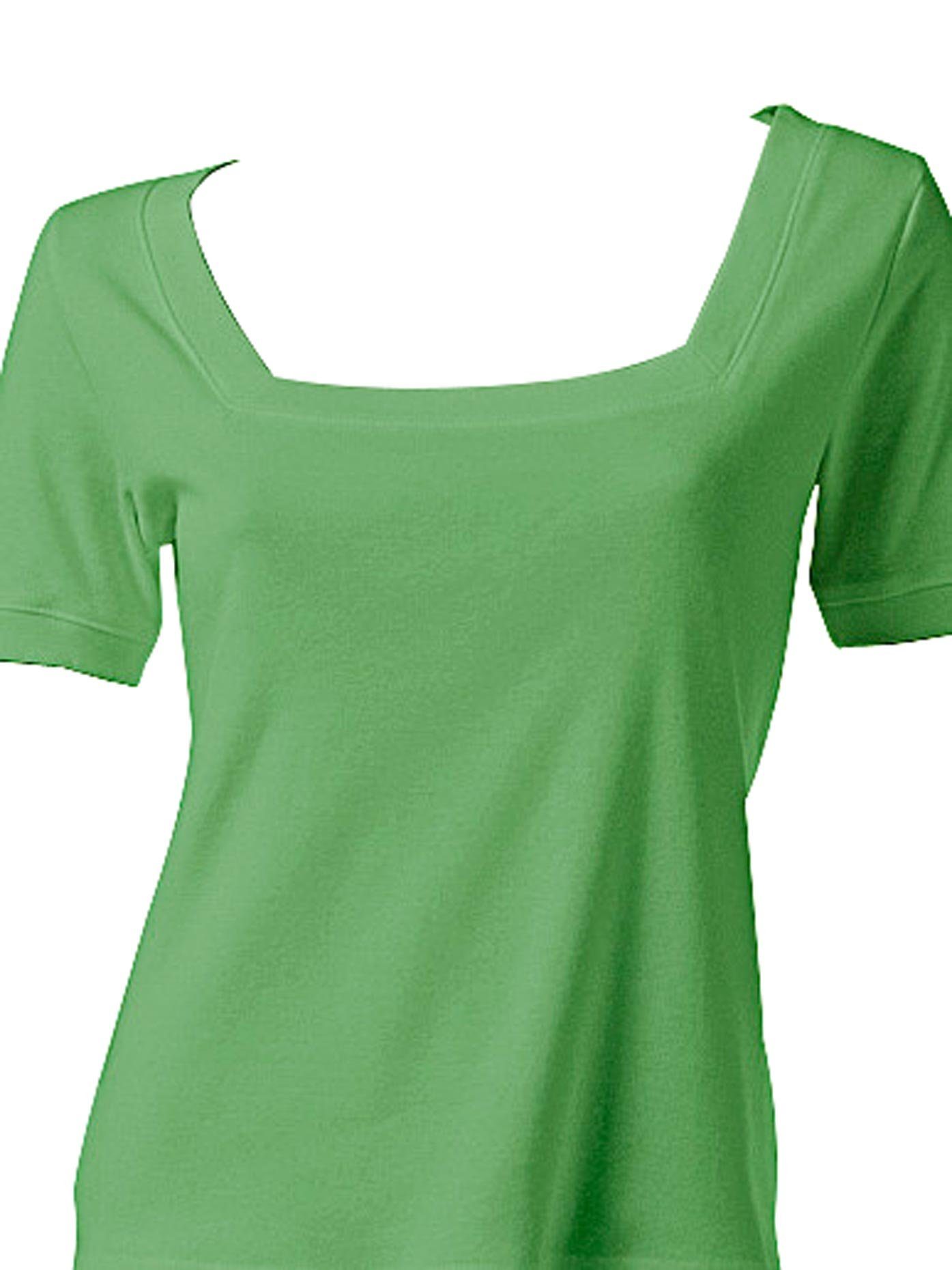 heine Shirt met korte mouwen Shirt met carréhals (1-delig)