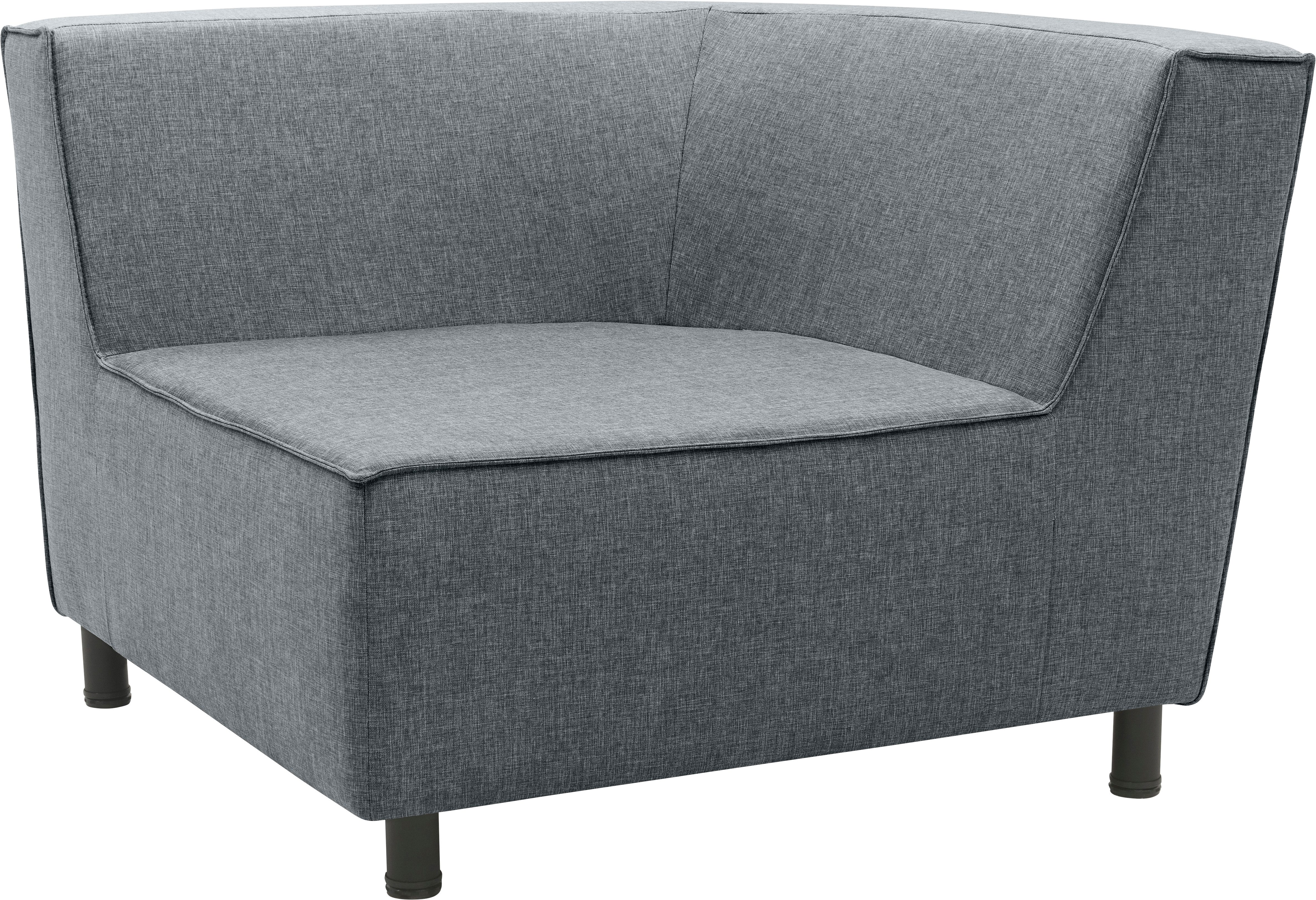DOMO collection Bank-hoekelement Sonna, individueel samen te stellen Enkele elementen voor terras, tuin en balkon, speciaal voor buiten