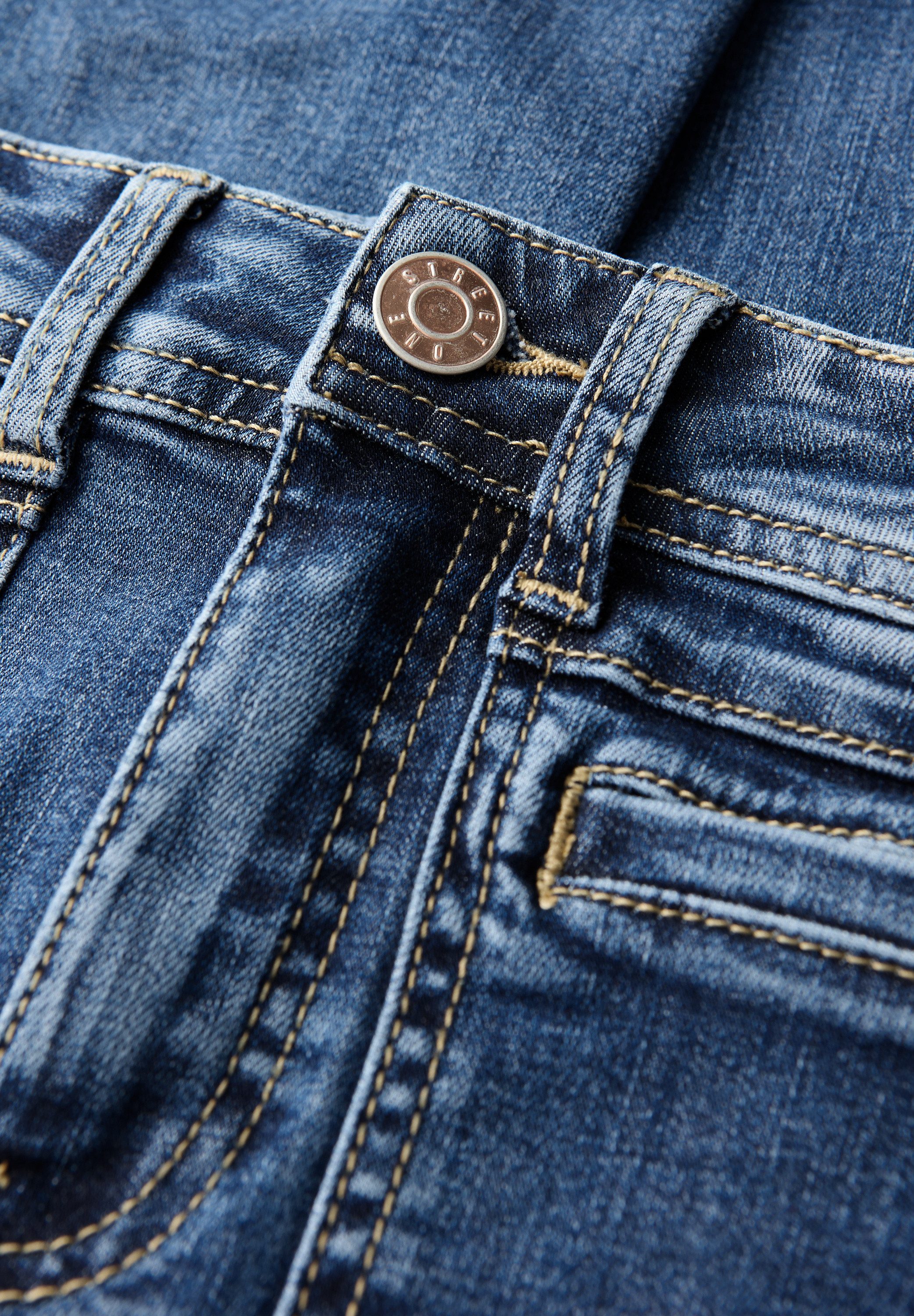 STREET ONE Bootcut jeans met zakken