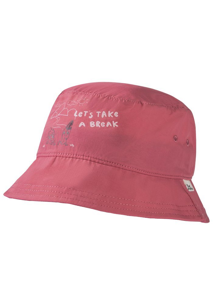 Jack Wolfskin AT Home Bucket Hat Kids Bucket hat kinderen S soft pink soft pink