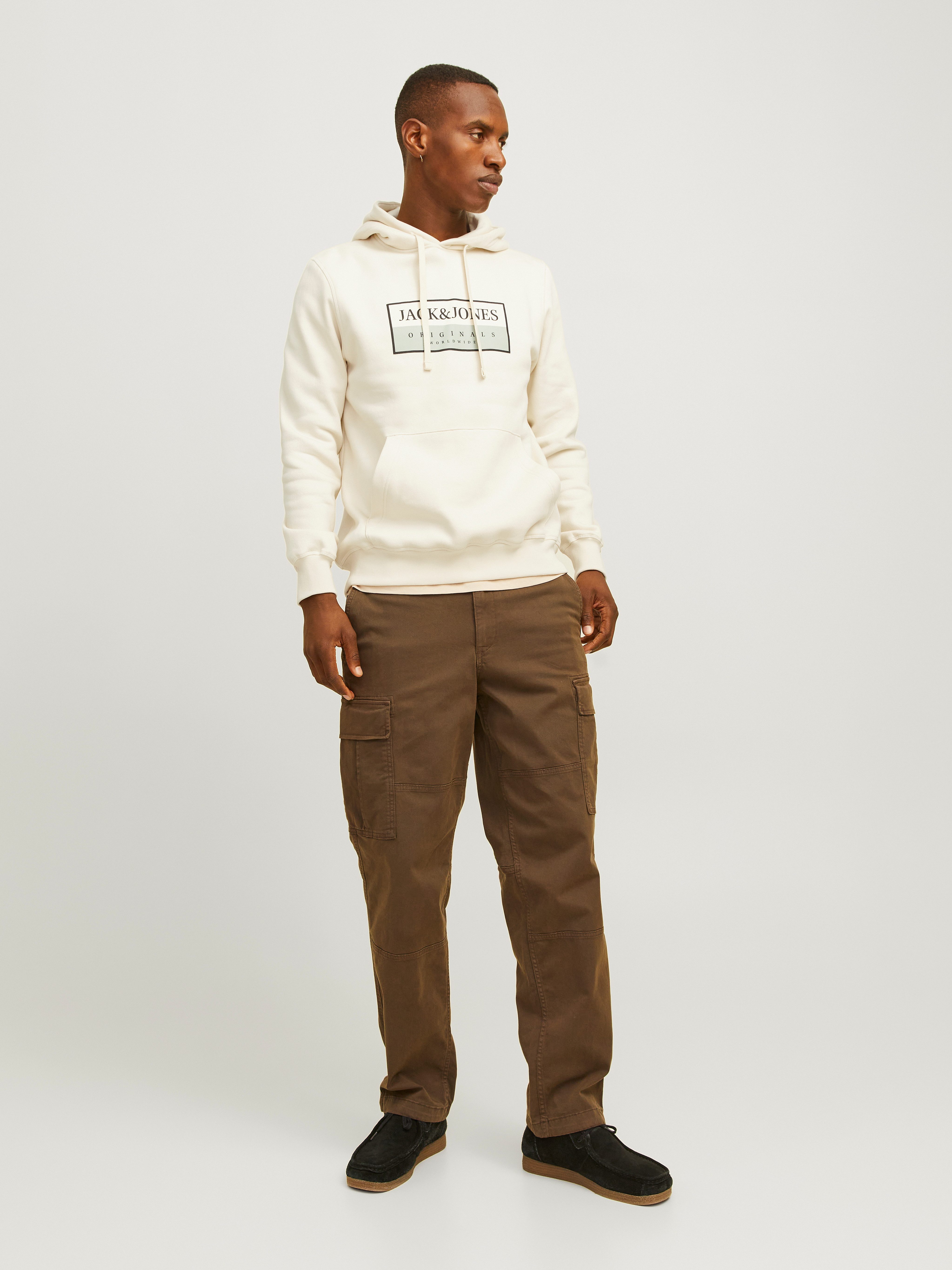 Jack & Jones Hoodie JORFREDERIKSBERG BOX SWEAT HOOD SN