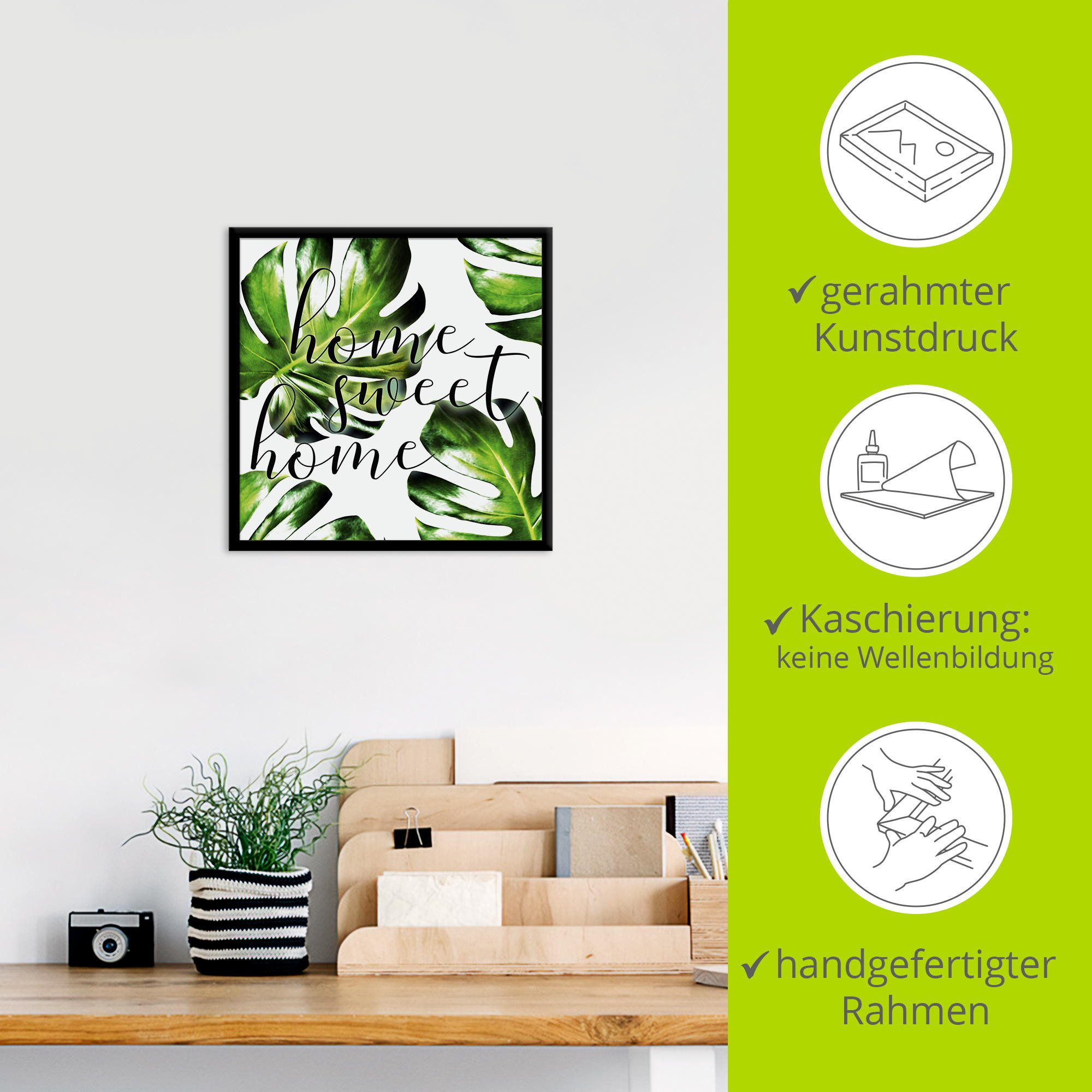 Artland Artprint Home sweet home