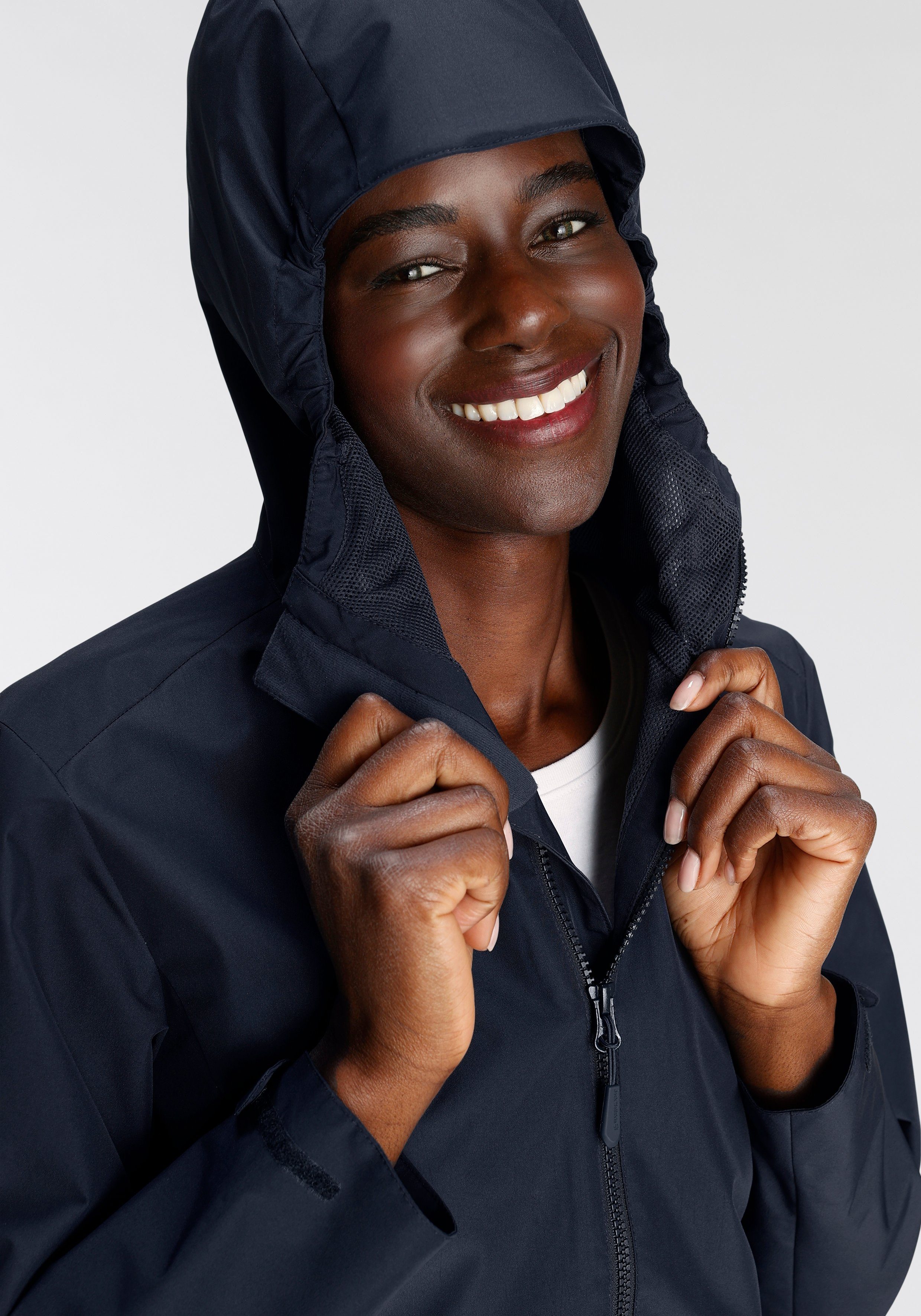 Jack Wolfskin Functioneel jack FARWOOD JKT W Waterafstotend & Ademend & Winddicht