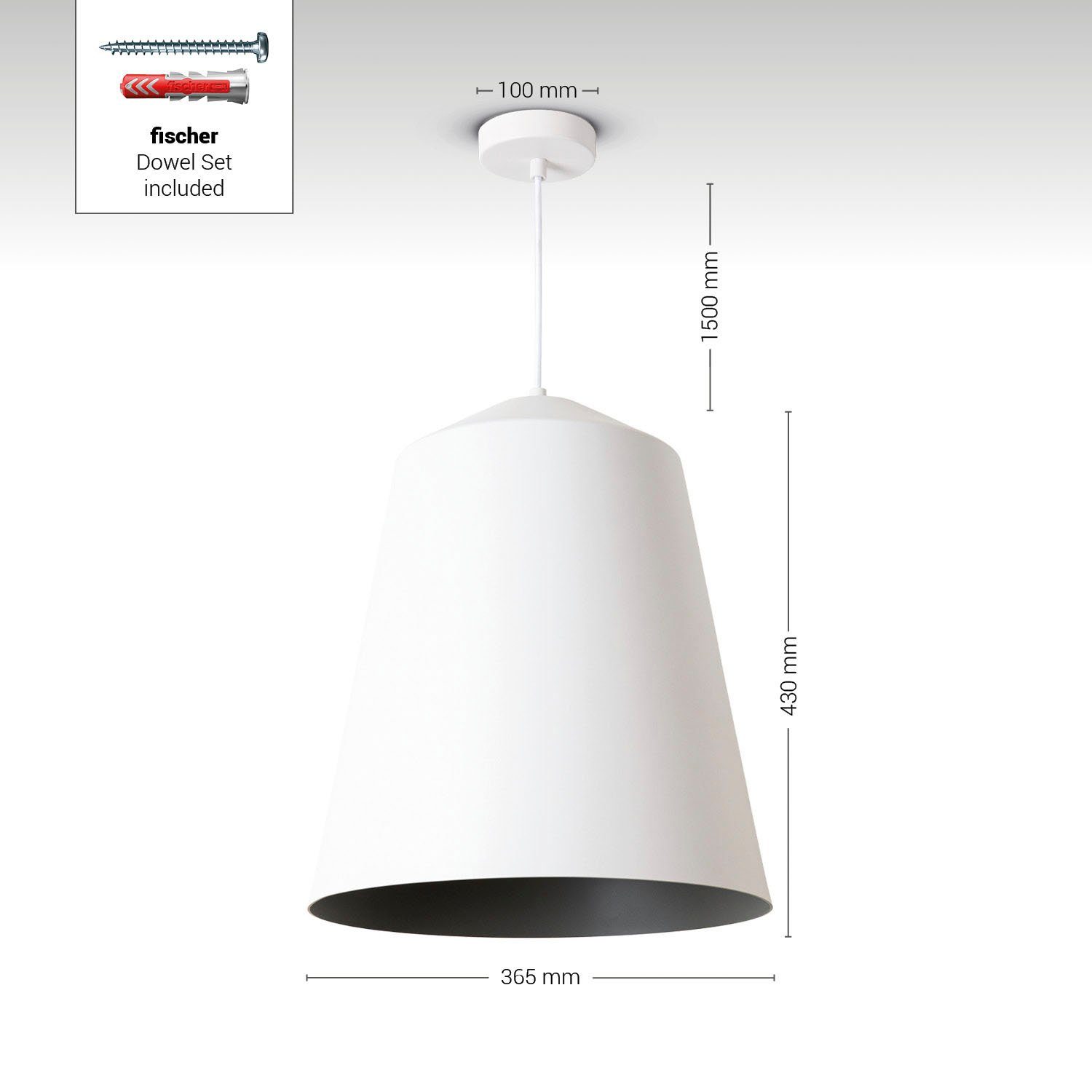 Paco Home Plafondlamp Jackson Woonkamer werkkamer poedercoating industrieel ontwerp E27