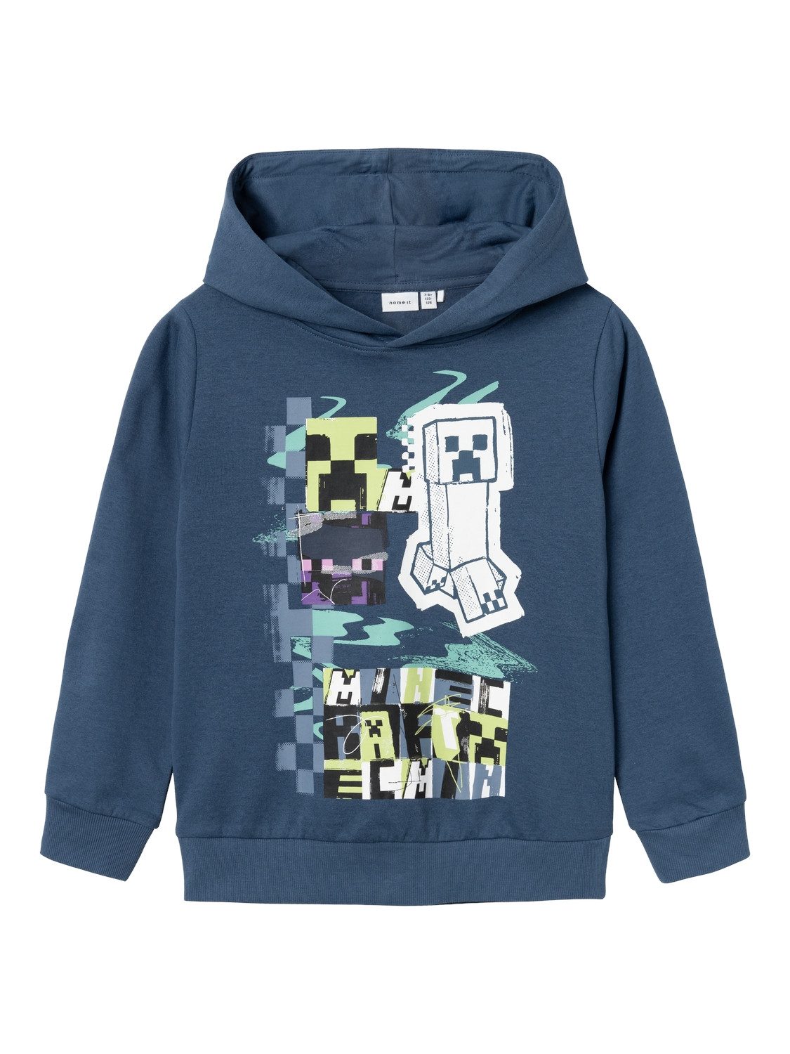 Name It Sweatshirt NKMJIRO MINECRAFT SWEAT WH BRU NOOS BFU