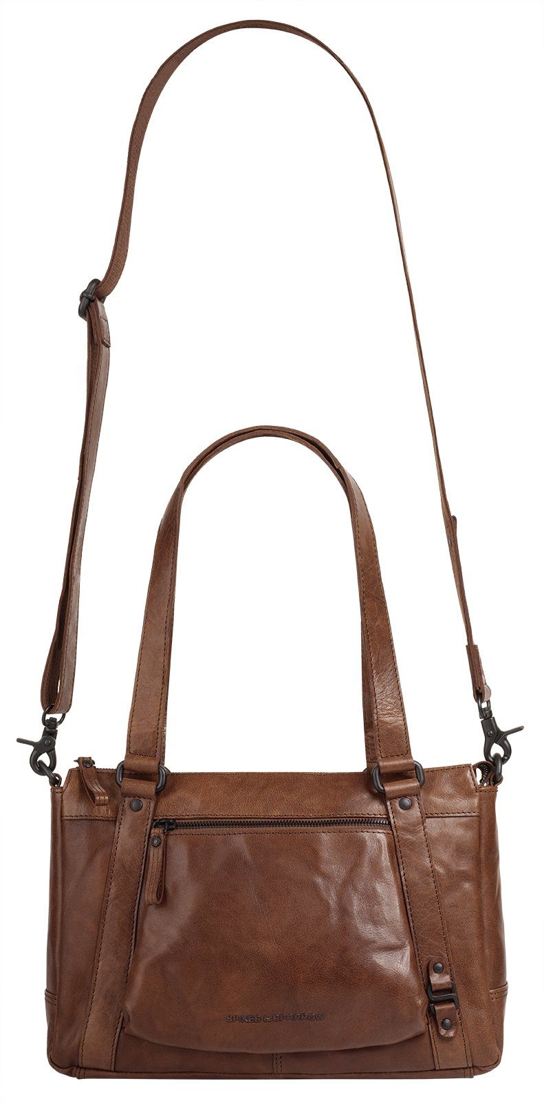Spikes & Sparrow Tas echt leder