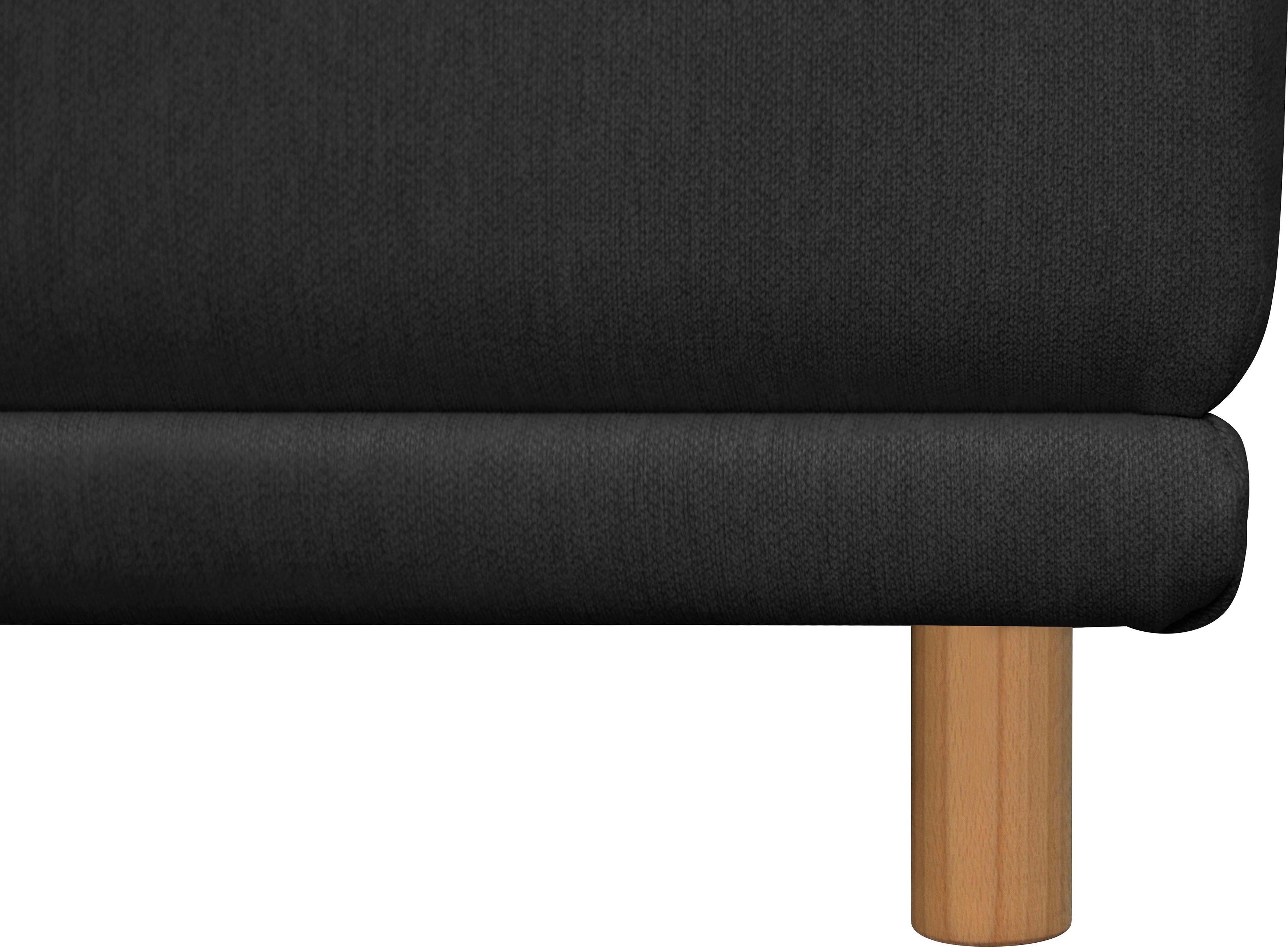 andas Loveseat Maroon stoel in een scandinavisch design, met losse kussens (set)