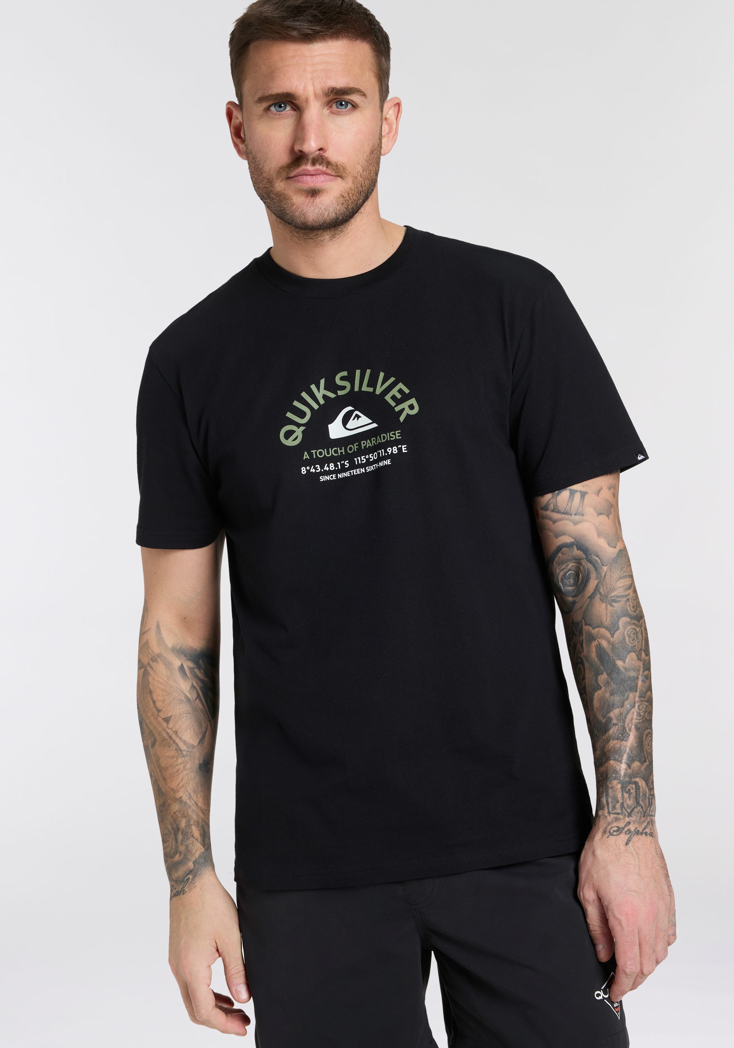 Quiksilver T-shirt BEST PLACE SHORT SLEEVE TEE PACK YM (2-delig, Set van 2)
