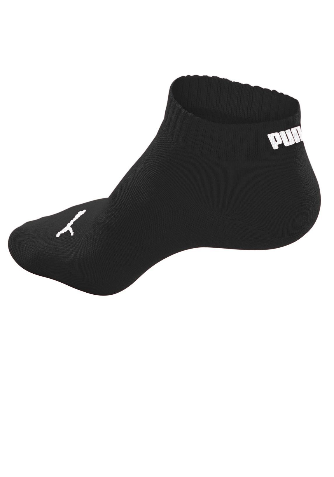 PUMA Korte sokken Ademend, ribboorden, zachte katoenmix (3 paar)