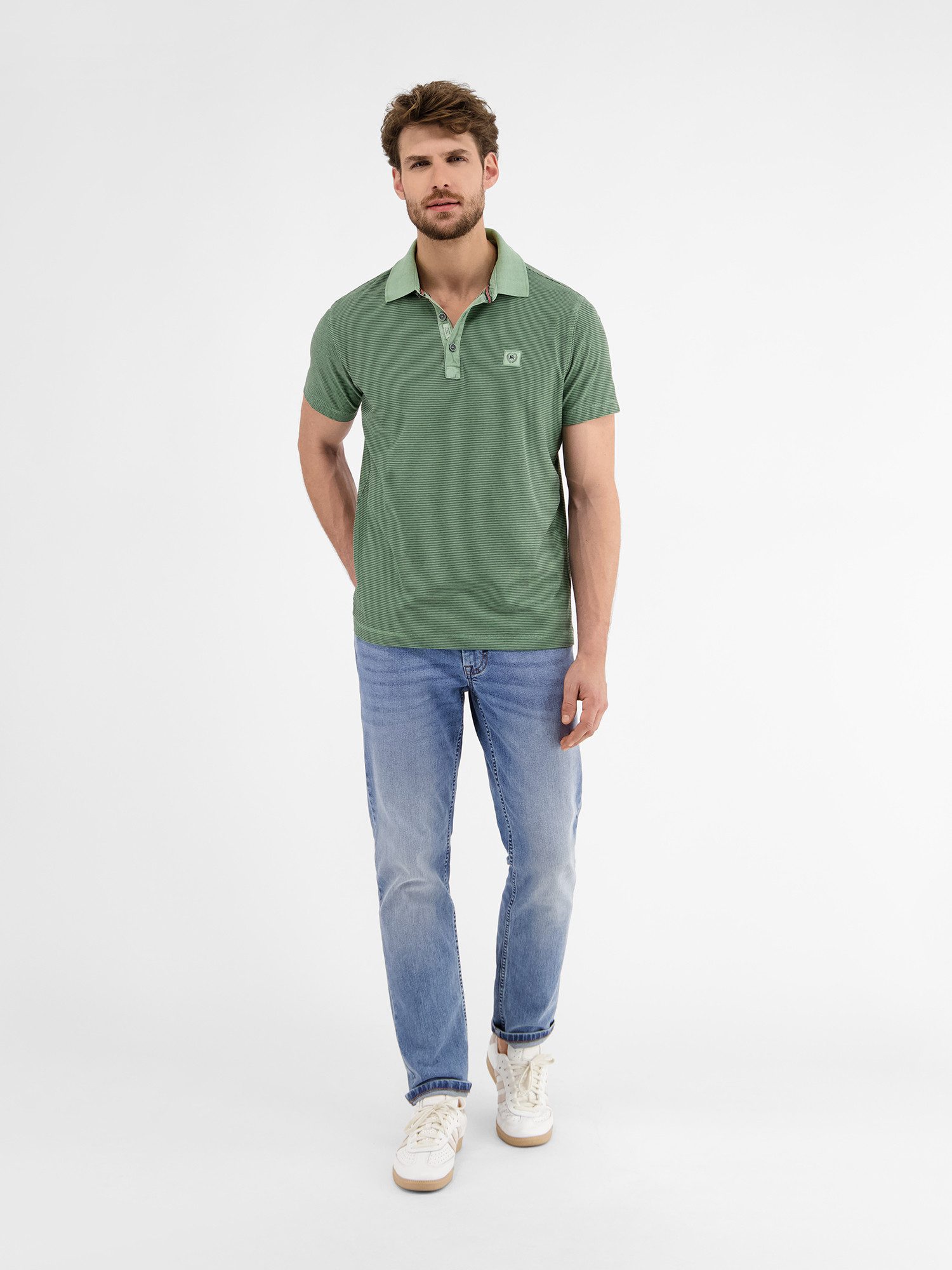 Lerros Poloshirt LERROS heren poloshirt, gestreept