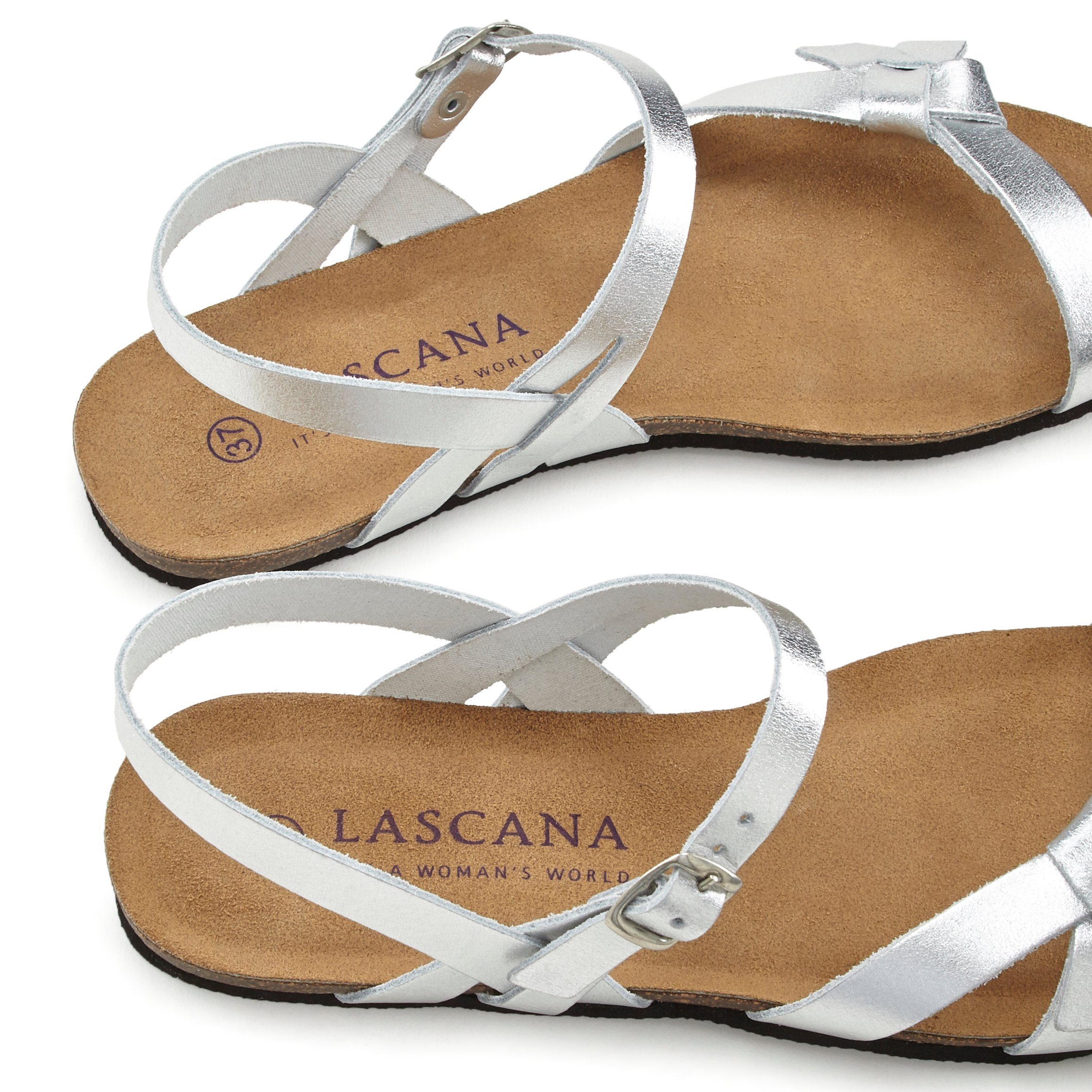 Lascana Sandalen Zomerschoen Sandalette, zomerschoen van leer