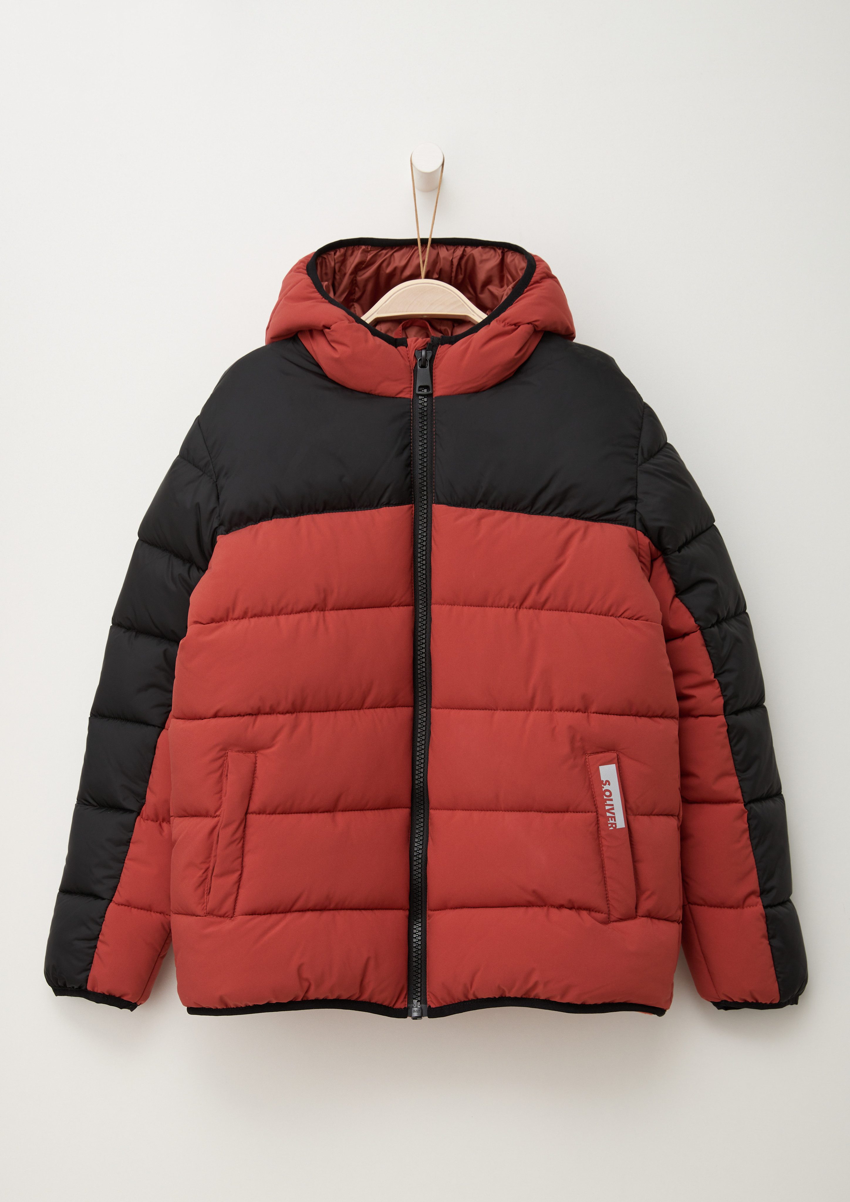 s.Oliver RED LABEL Junior Gewatteerde jas met een capuchon