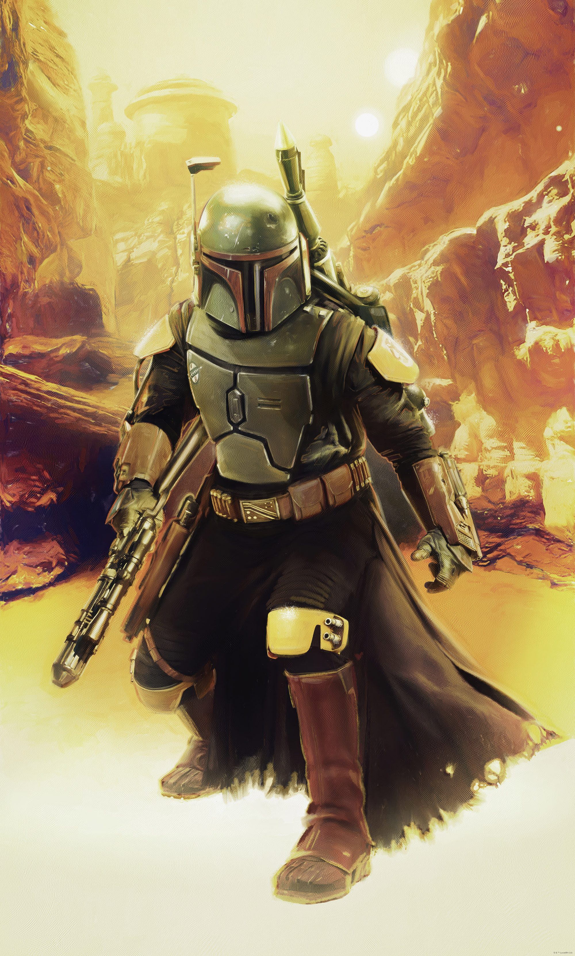 Komar Kinderbehang Star Wars Boba Fett Sneaking Up (1 stuk)