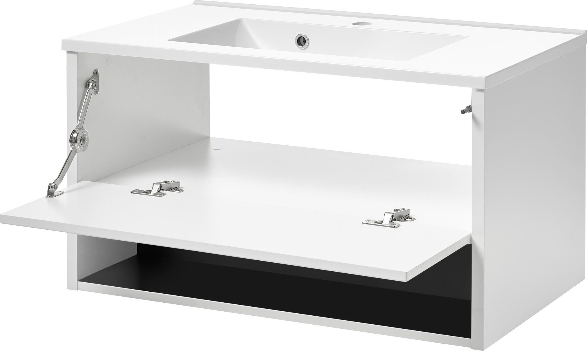 Places of Style Wastafelonderkast Studio Line, wastafel inclusief wasbak, modern ontwerp