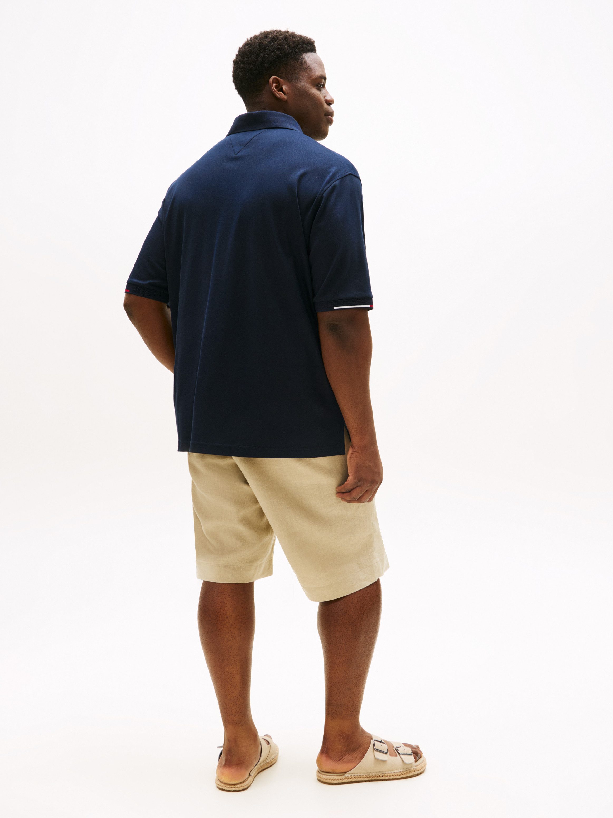 Tommy Hilfiger Poloshirt BT-INTERLOCK FLAGCUFF SLIM FIT-B