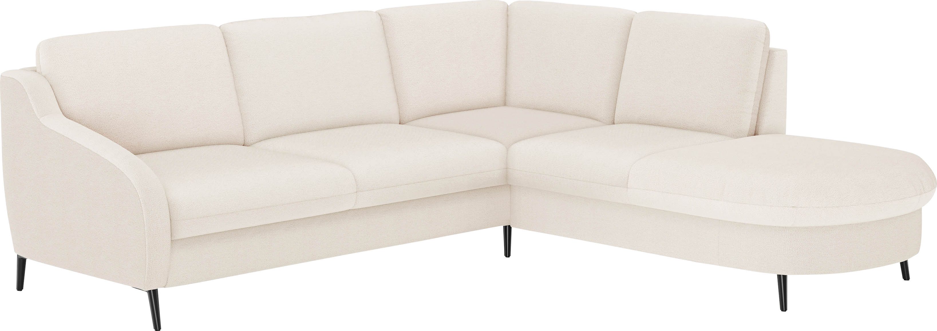 sit&more Hoekbank Soul L-vorm optioneel met bedfunctie en bedlade of lade