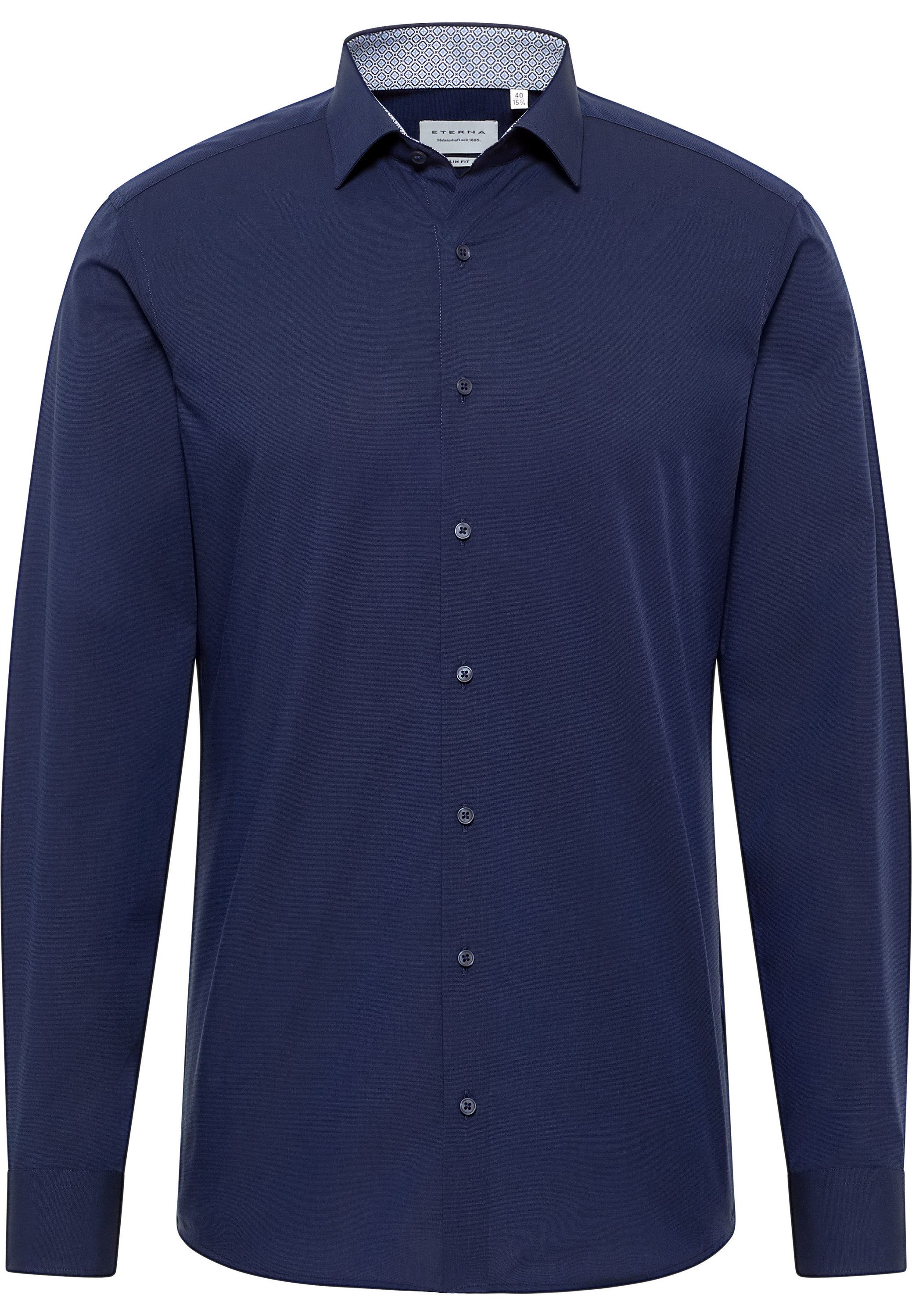 Eterna Overhemd met lange mouwen Slim fit NON IRON (strijkvrij)