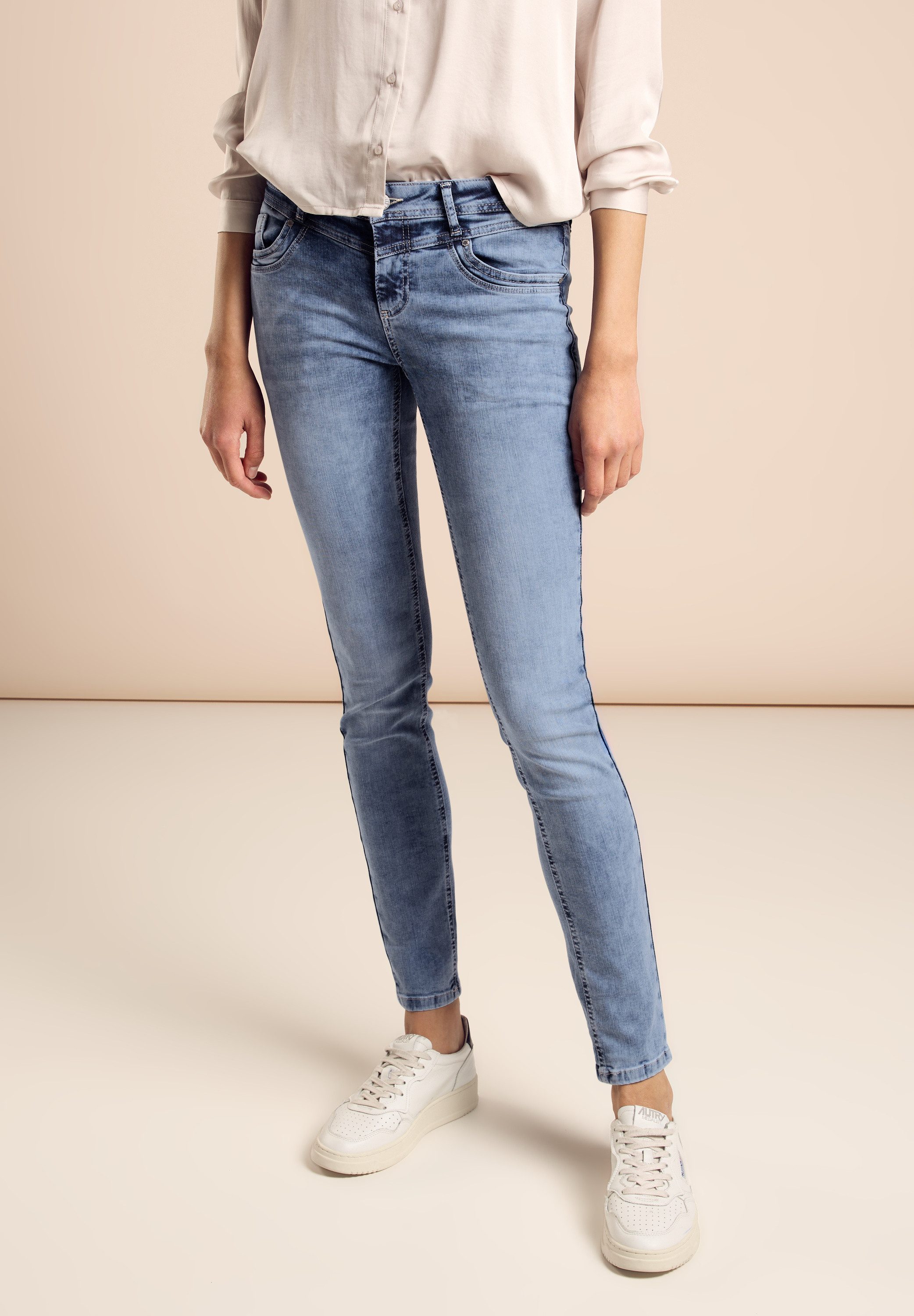 STREET ONE Skinny fit jeans York in five-pocketsstijl