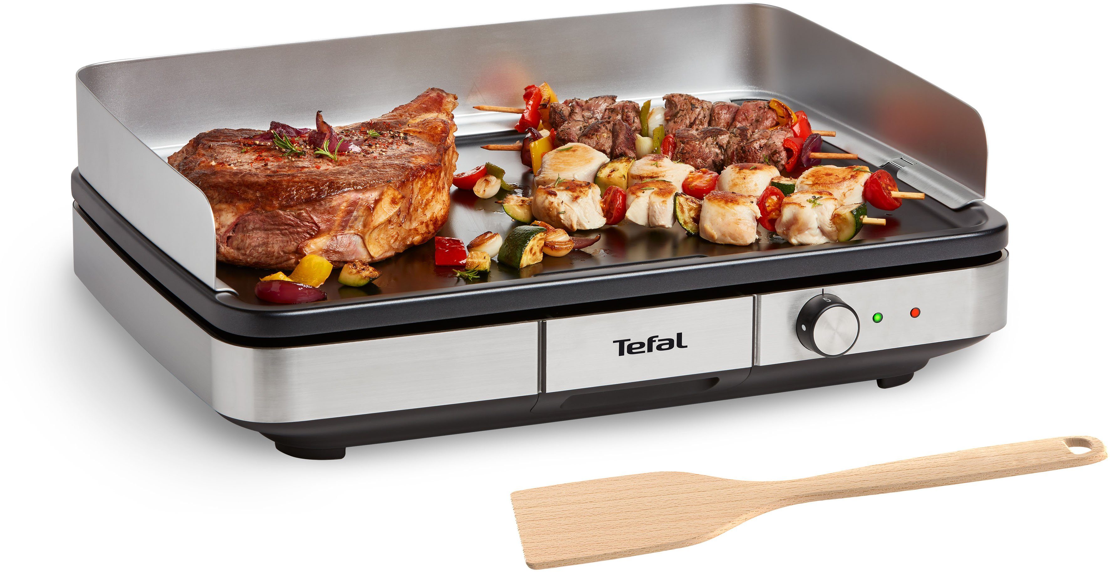 Tefal Tafelgrill CB690D Maxi Plancha XXL antiaanbaklaag, inclusief afneembare...