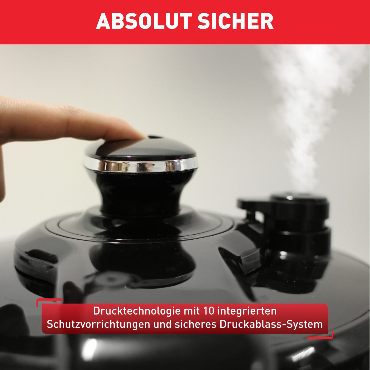 Tefal Multi-cooker CY505E Fast & Delicious elektrische snelkookpan, 25 programma’s, 6l capaciteit, inclusief receptenboek