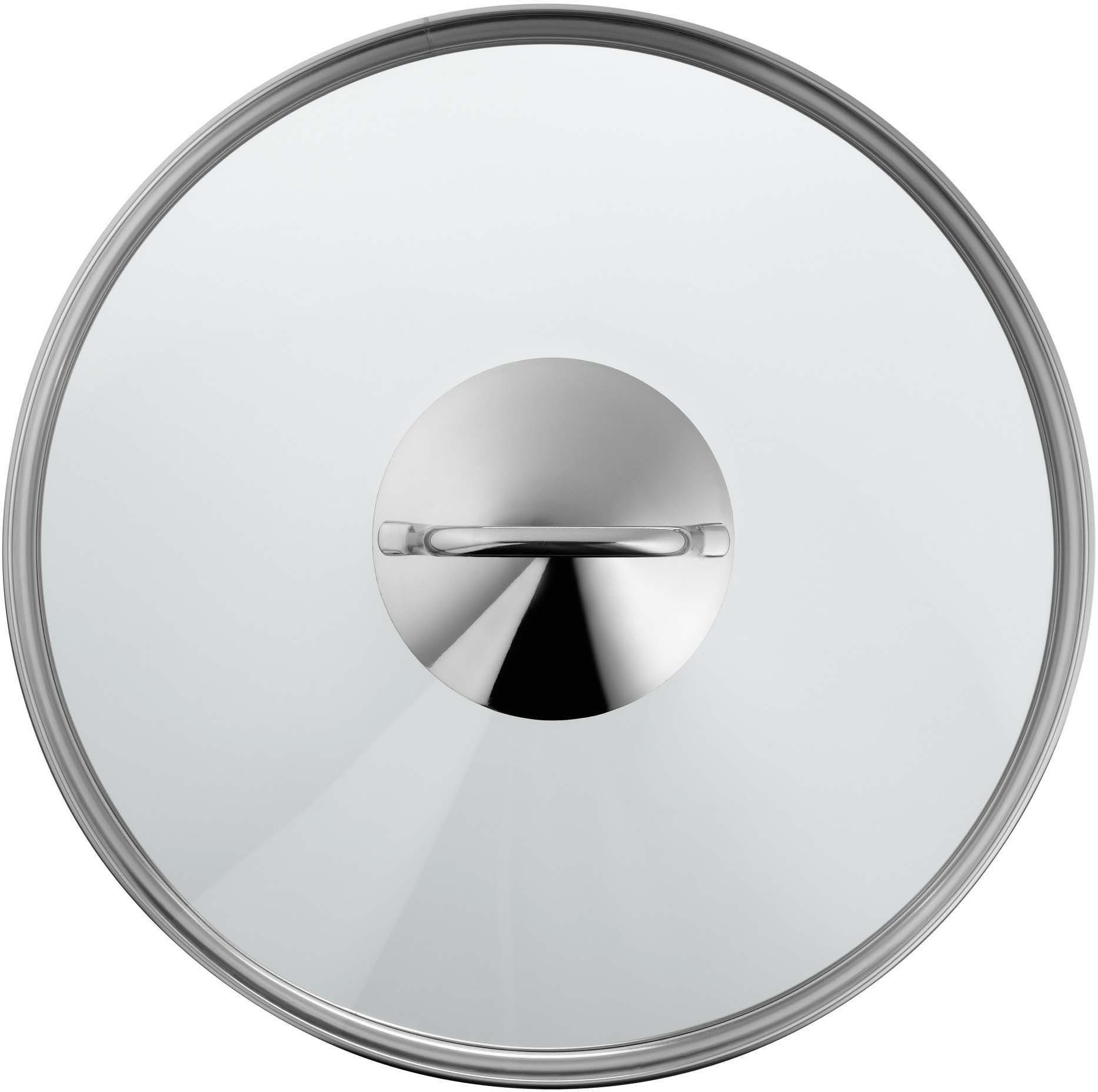 WMF Hapjespan Devil, serveerpan inductie 26 cm Keramische coating, pan ovenbestendig tot 250 graden, geschikt voor alle soorten fornuizen (set, 2-delig)
