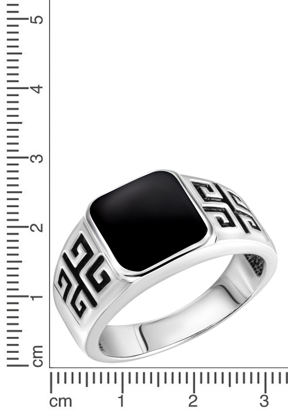 Firetti Ring Sieraad cadeau zilverkleur 925 zilveren ring meander