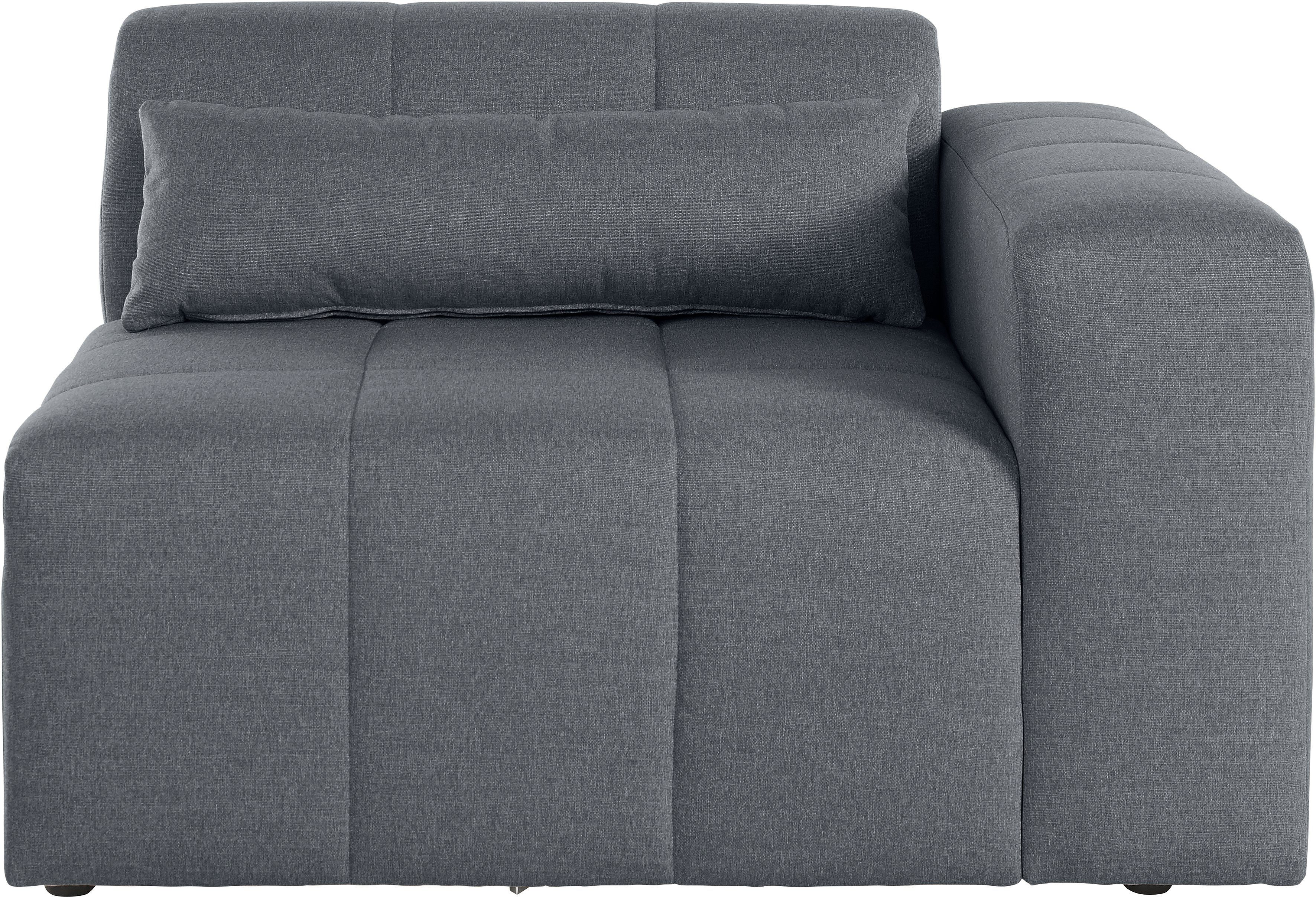 LeGer Home by Lena Gercke Sofaelement Maileen Module fauteuil met armleuning, te verbinden met andere modules van de serie