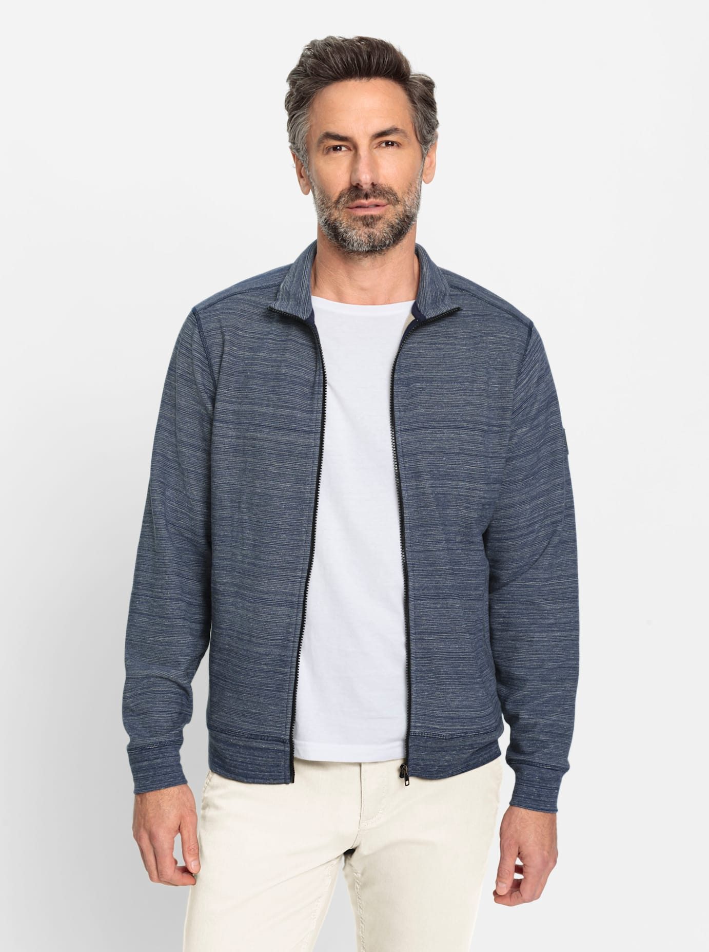 Marco Donati Sweatvest heren vesten maat 64/66 blauw