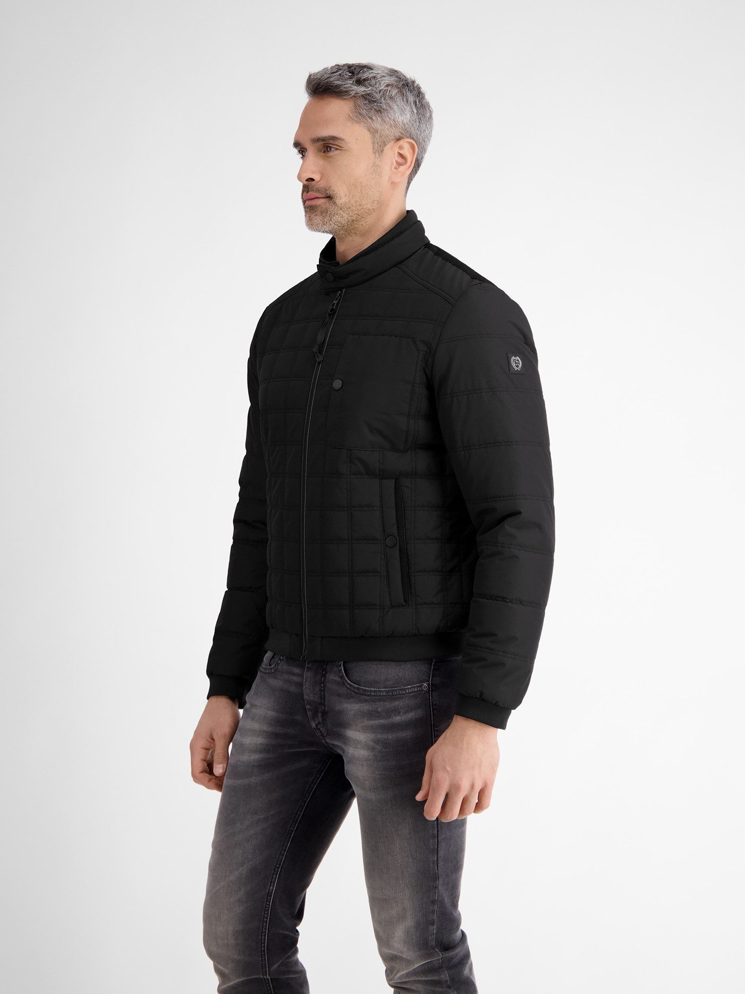 Lerros Gewatteerde jas LERROS heren gestikte blouson, functioneel