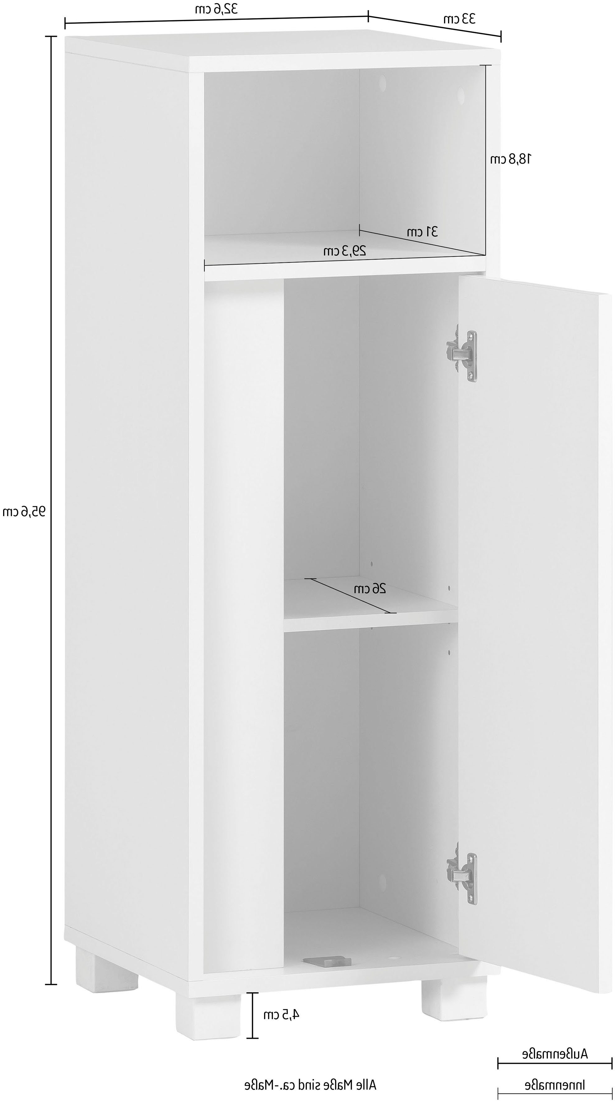 INOSIGN Onderkast Dex Badkamermeubel, breedte 32 cm