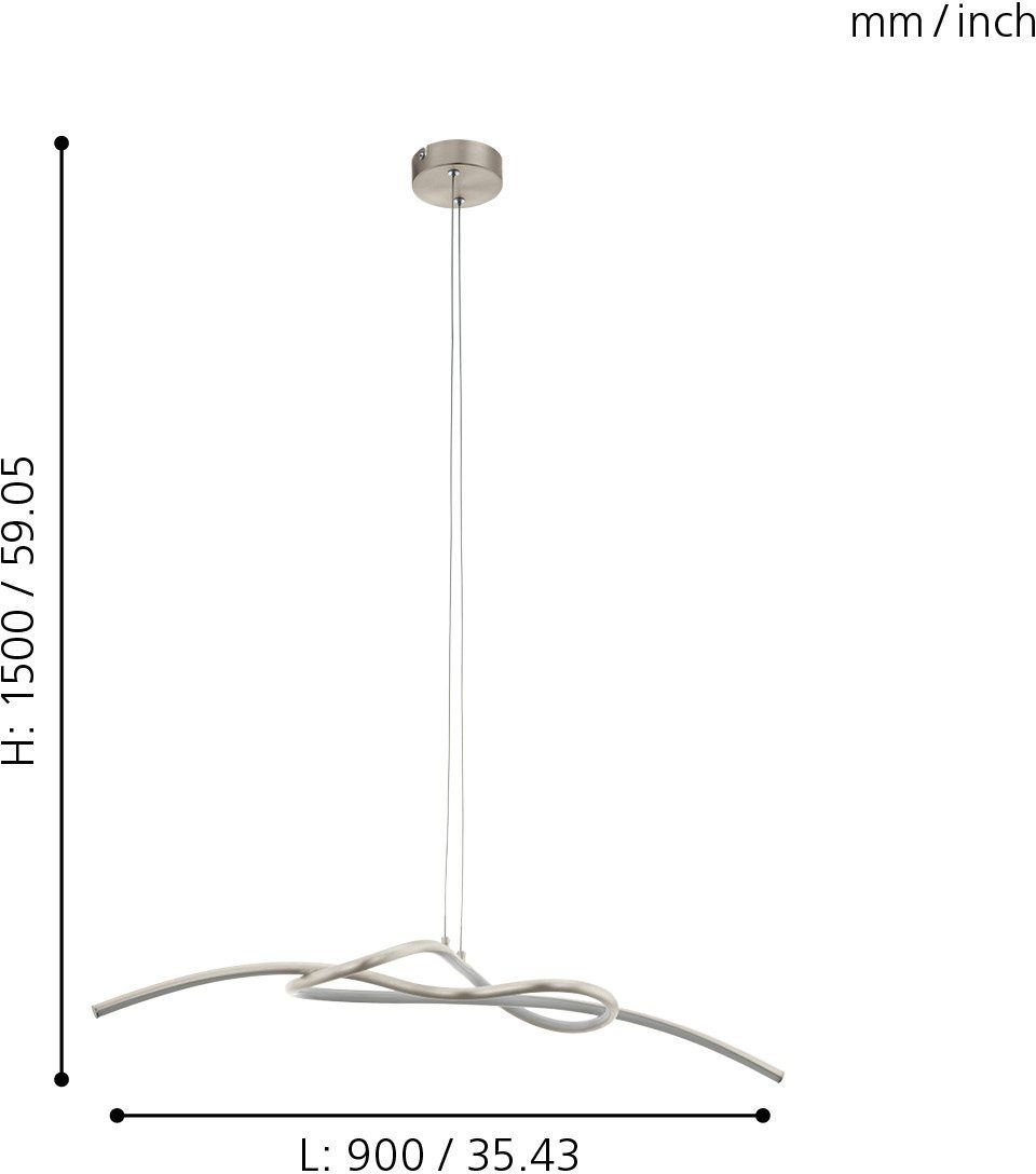 EGLO Hanglamp NOVAFELTRIA Hanglicht, hanglamp (1 stuk)