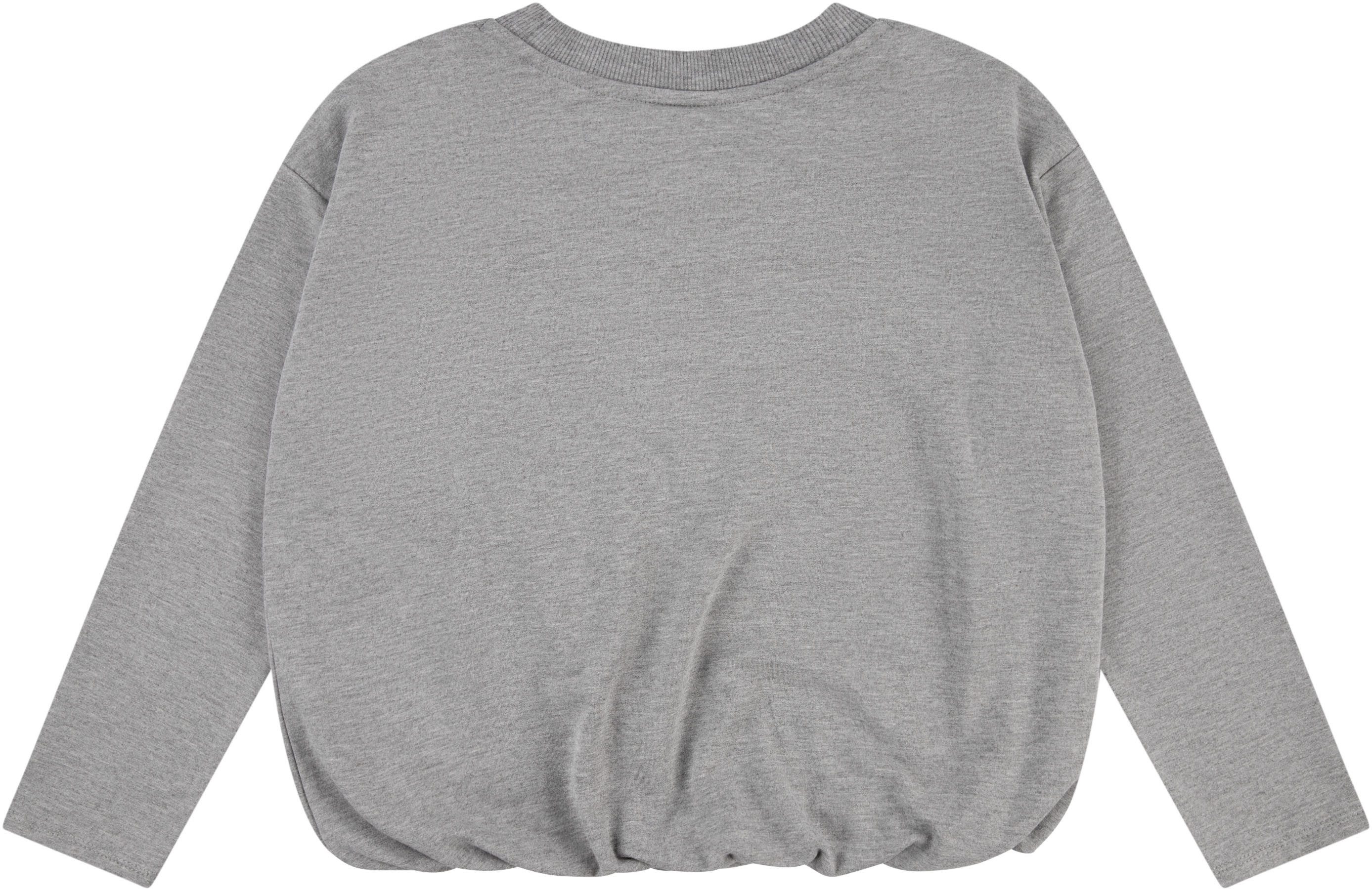 Levi's Kidswear Shirt met lange mouwen LVG WESTERN BUBBLE LS TEE met ballonnenzoom voor meisjes
