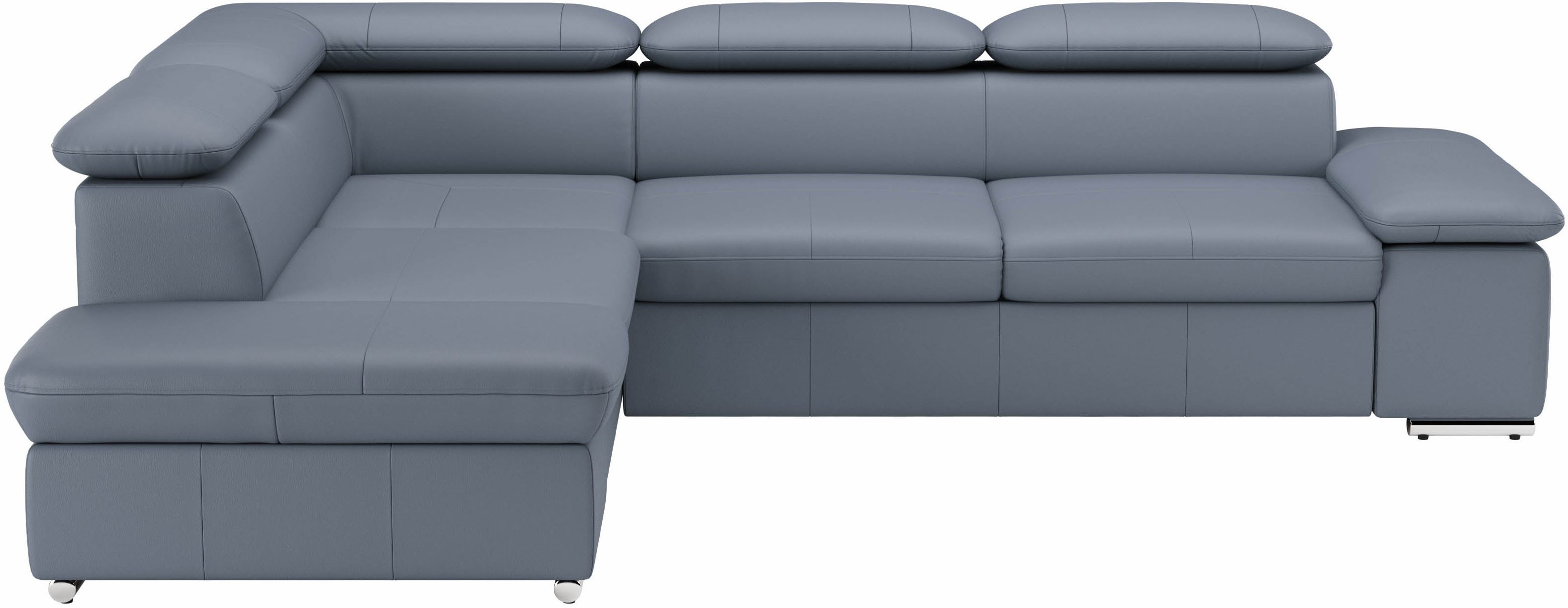 sit&more Hoekbank Valentine, L-vorm, arm- en hoofdeinstelling