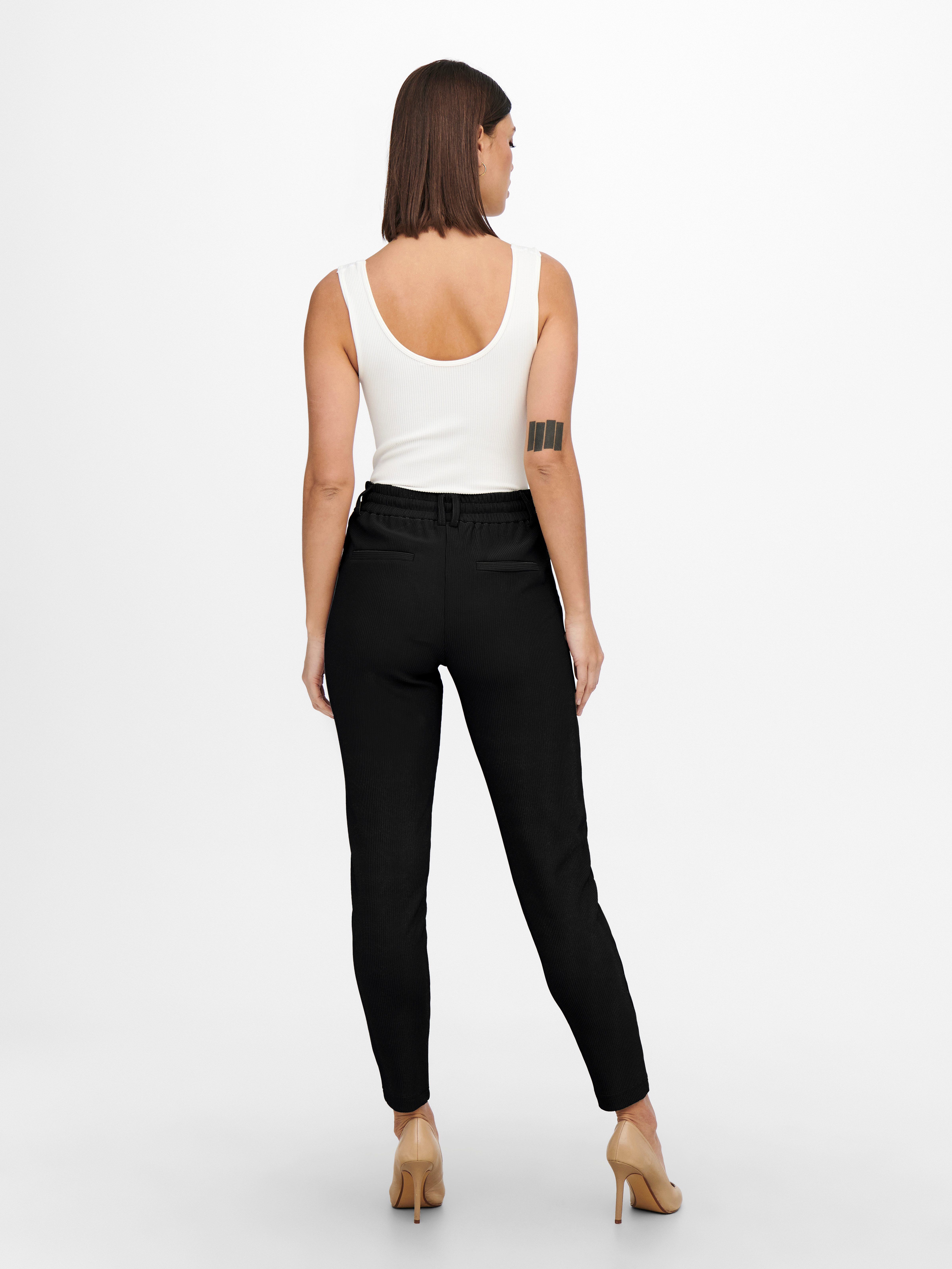 Only Jogpants ONLPOPTRASH-SALLY EASY MW RIB PNT