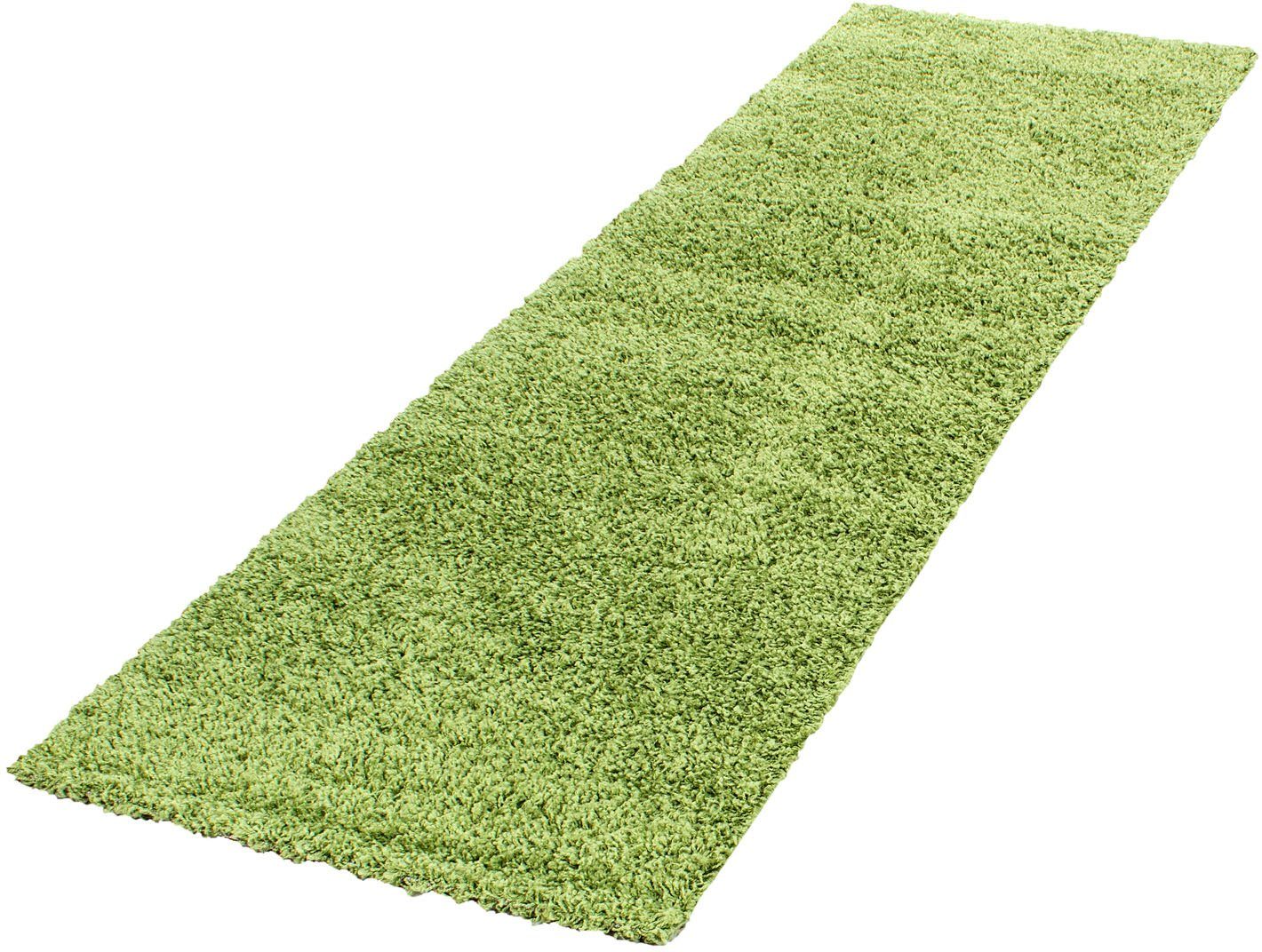 Ayyildiz Teppiche Hoogpolige loper Life Shaggy 1500 hoogpolige vloerkleden maat 80x250 cm groen
