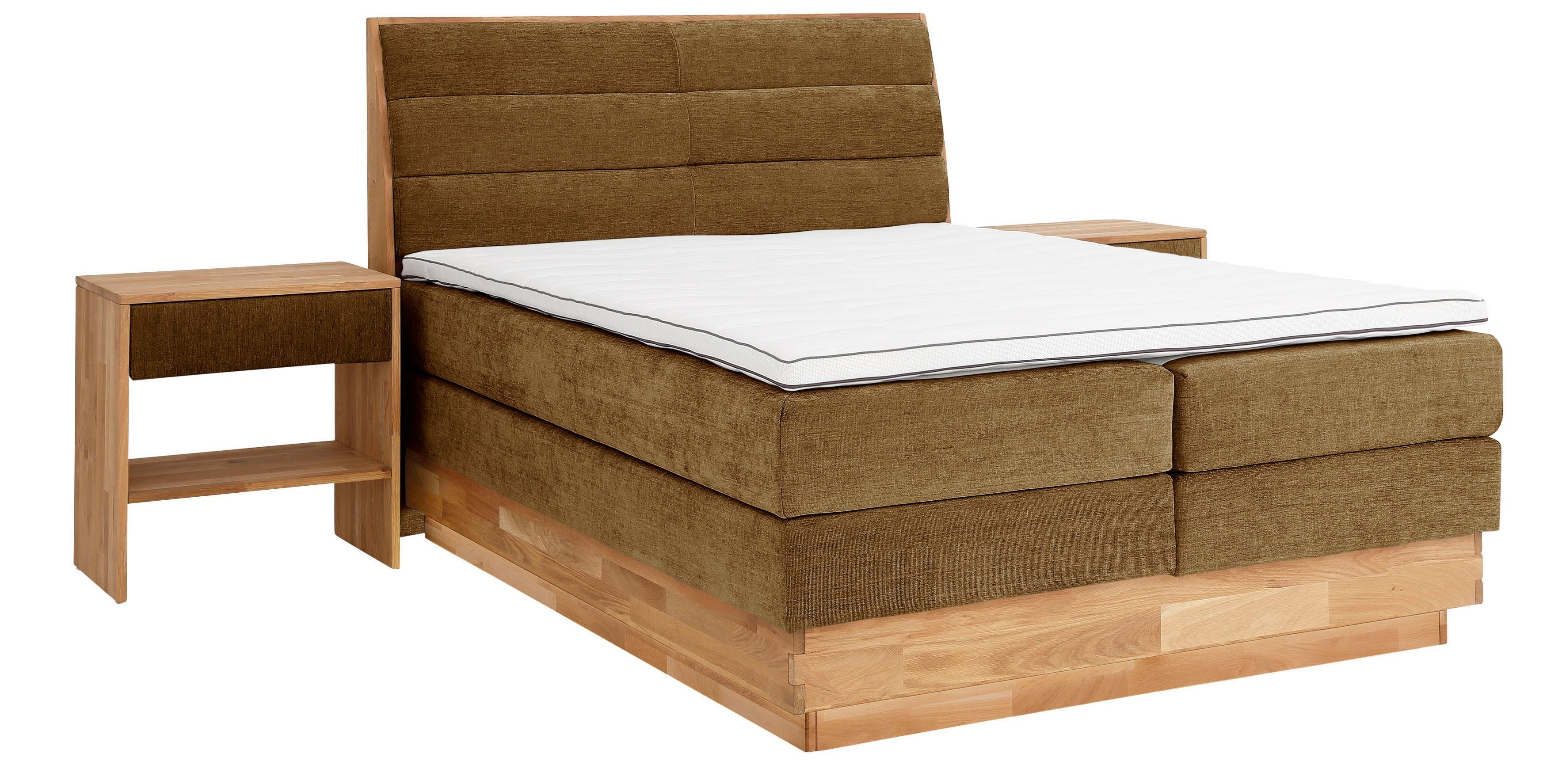 OTTO products Boxspring JENNA zonder ledverlichting, met gecertificeerde, gerecyclede overtrekstoffen