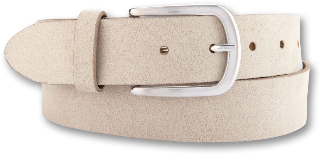 BERND GÖTZ Leren riem Suède leren riem, basic-stijl
