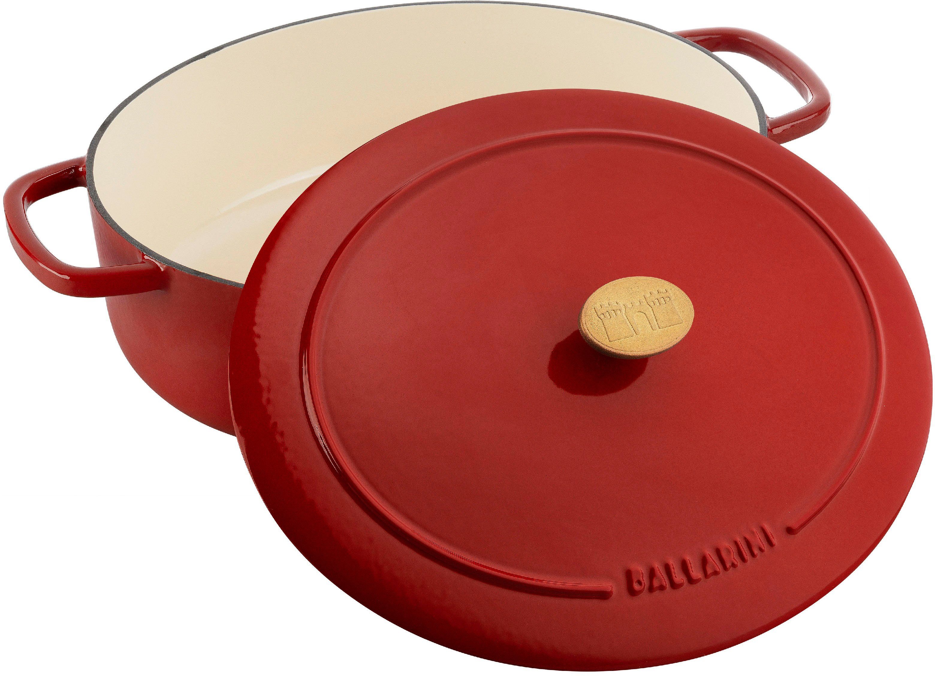 BALLARINI Braadpan Bellamonte Cocotte robuuste, krasbestendige emaille coating, vaatwasmachinebestendig (1-delig)