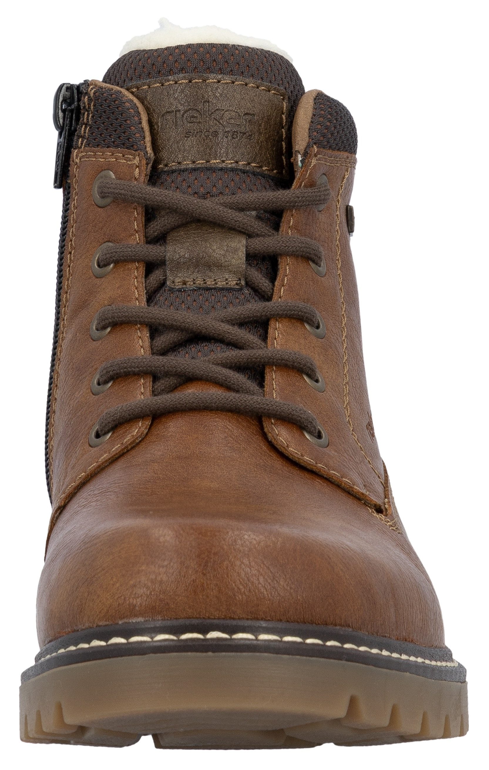 Rieker Winterlaarsjes worker boots, veterschoenen, trekkinglaarzen met riekertex-membraan