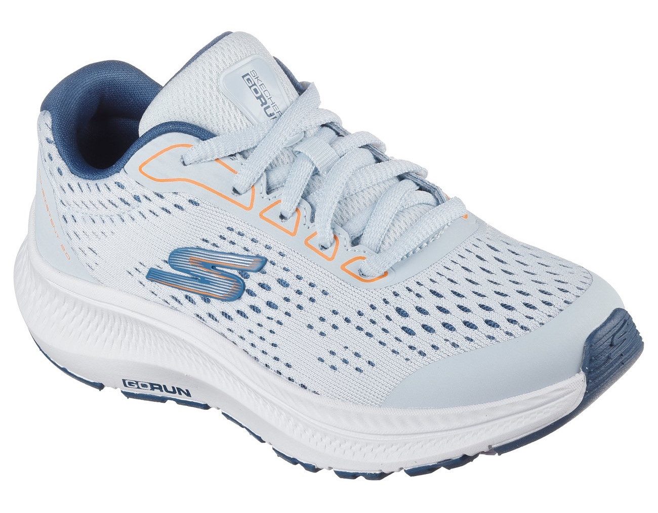 Skechers Sneakers GO RUN CONSISTENT 2.0 , veterschoenen met gepolsterde zool, maat sjabloon om te downloaden jongens sneakers maat 35 blauw