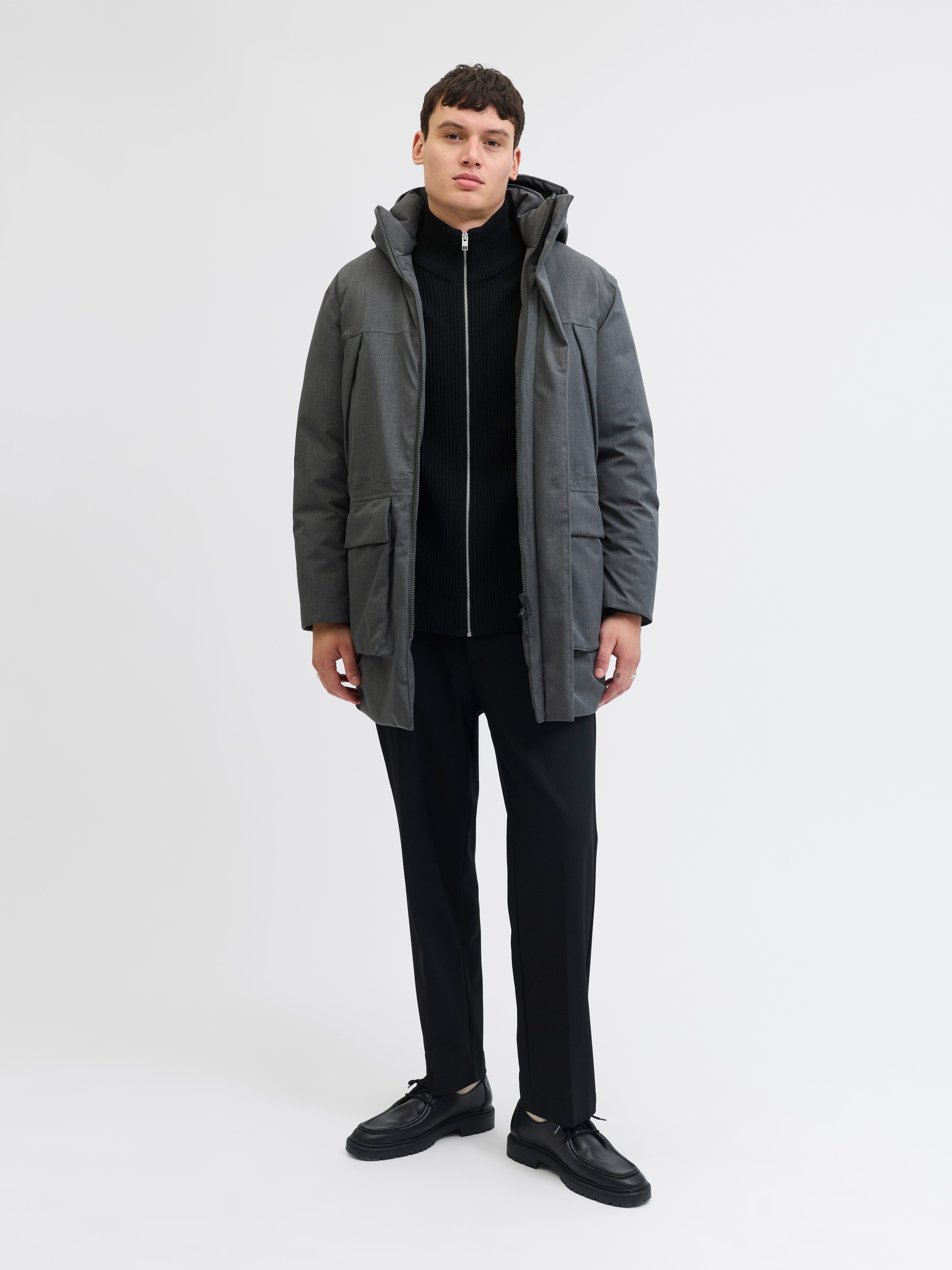 Jack & Jones Vest JJPANNEL KNIT ZIP CARDIGAN AW25