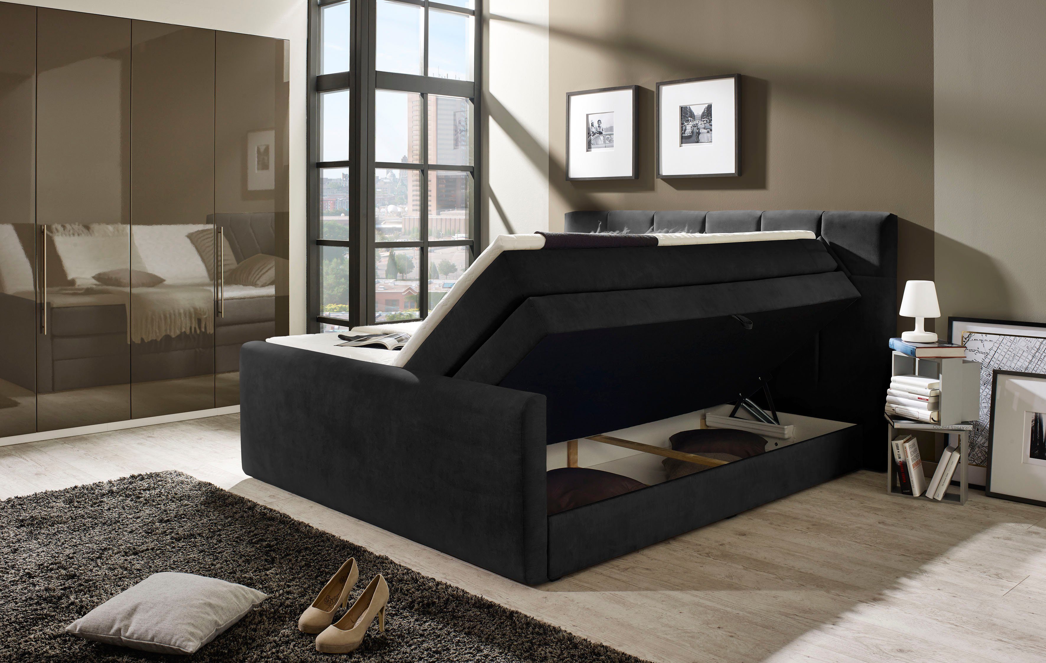 Places of Style Boxspring Atlanta inclusief topmatras en bedkist