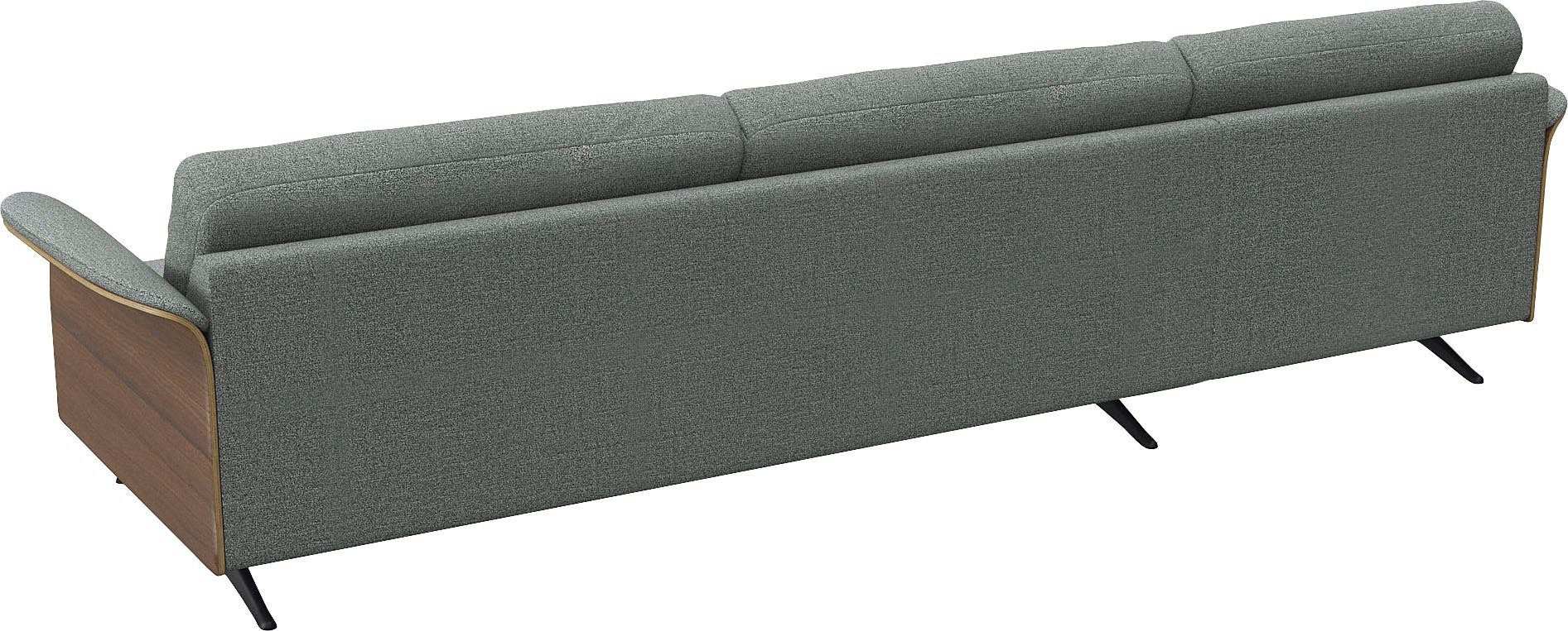 FLEXLUX Hoekbank Glow, super comfortabel door hoogwaardige zitconstructie met binnenvering, L-vorm