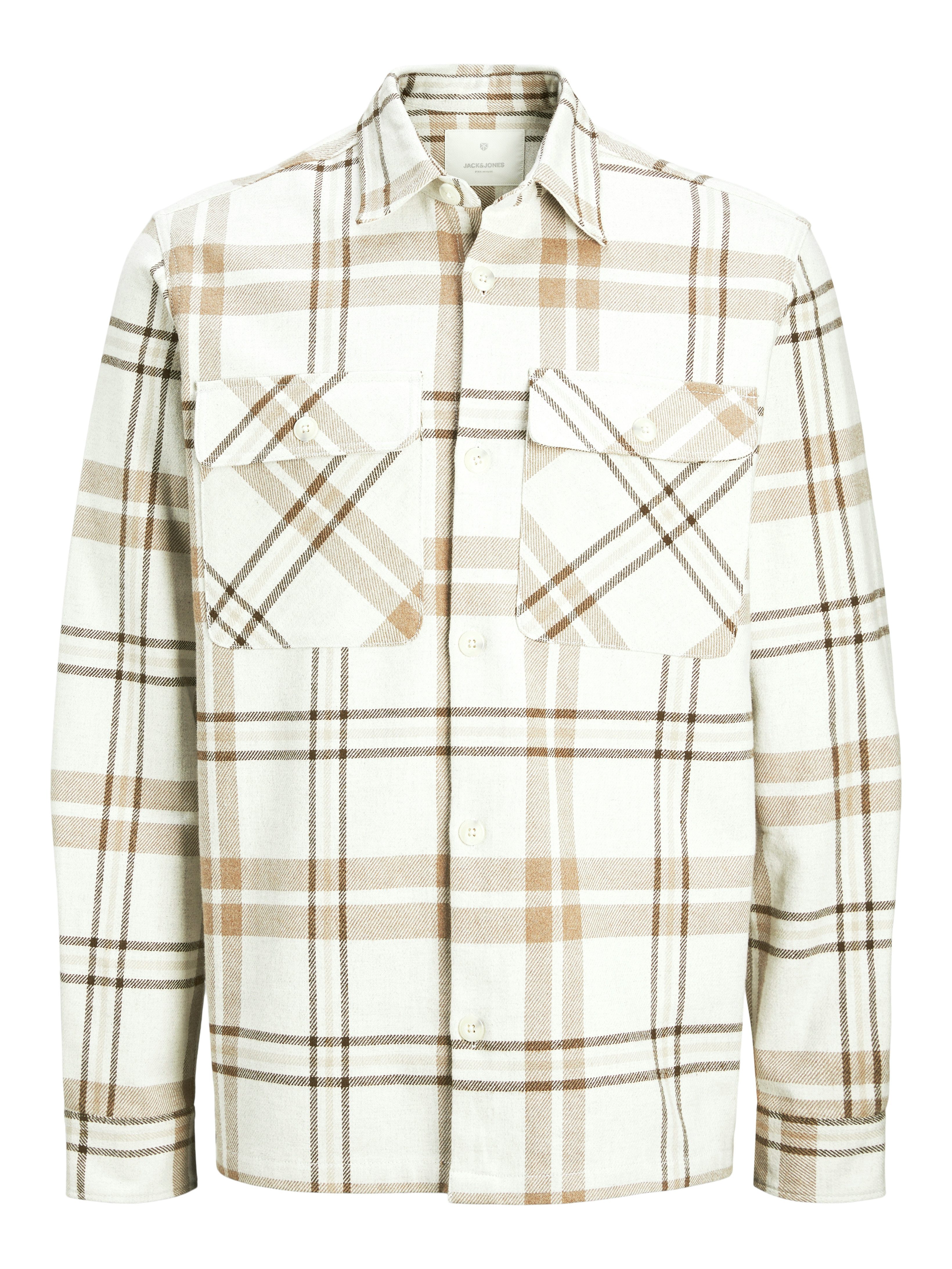 Jack & Jones Overhemd met lange mouwen JPRRAYMOND MELANGE CHECK LS OVERSHIRT SN