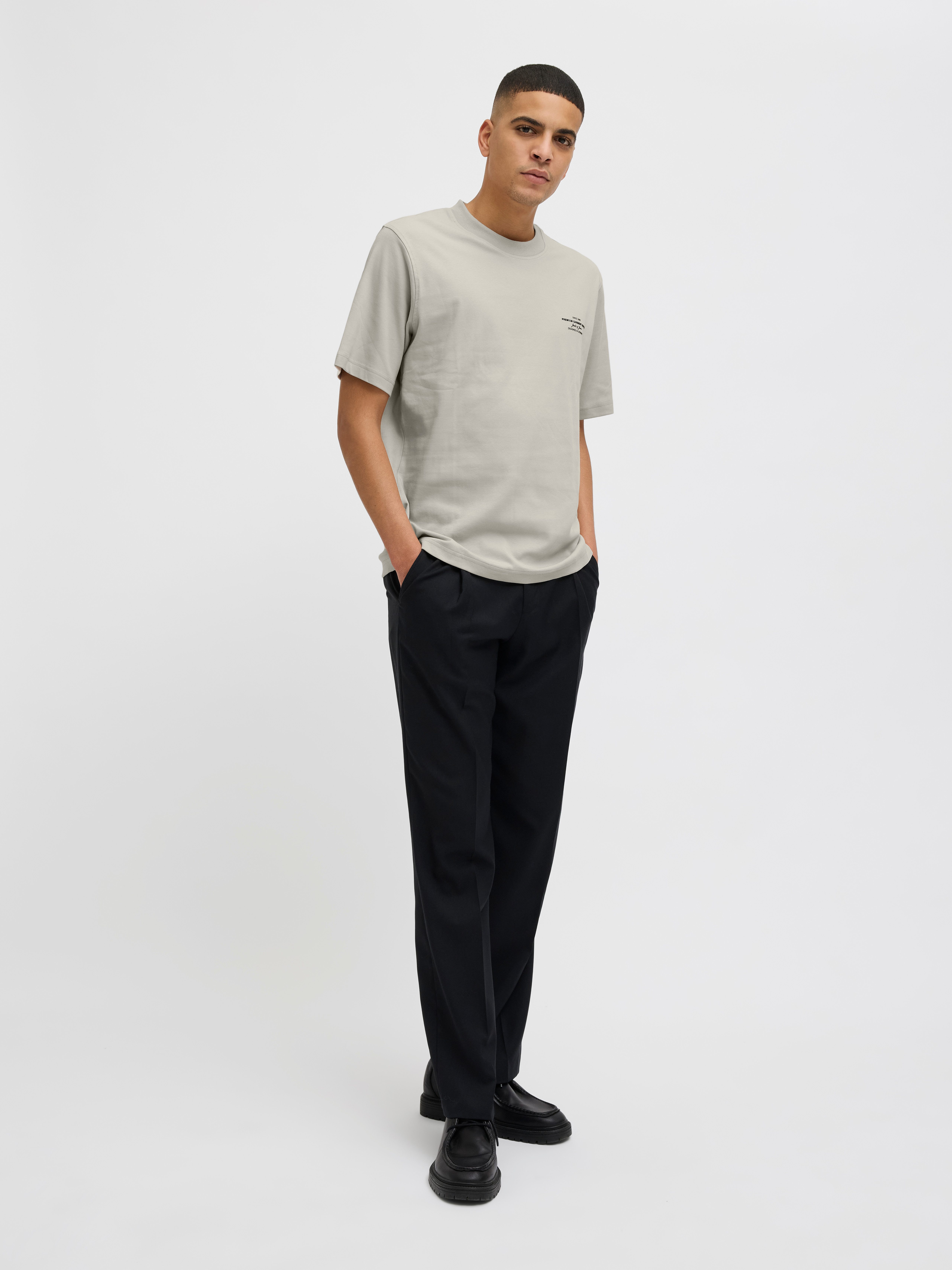 Jack & Jones Shirt met ronde hals JPRBLACHAD BRANDING SS CREW NECK TEE SN