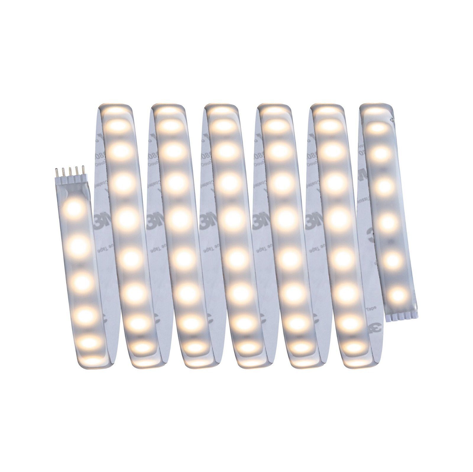 Paulmann Led-strepen MaxLED 500 Strip 2,5m IP44 Cover 2700K 15W 24V zilverkleur Kunststof (1 stuk)